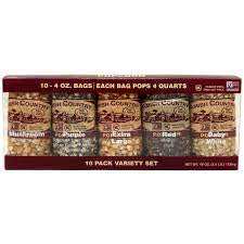 Amish Country 10-pack 4 oz variety popcorn set