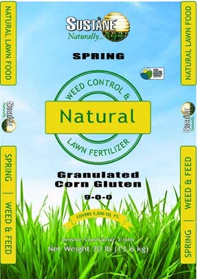Granulated Corn 9-0-0 Weed Control and Natural Lawn Fertilizer