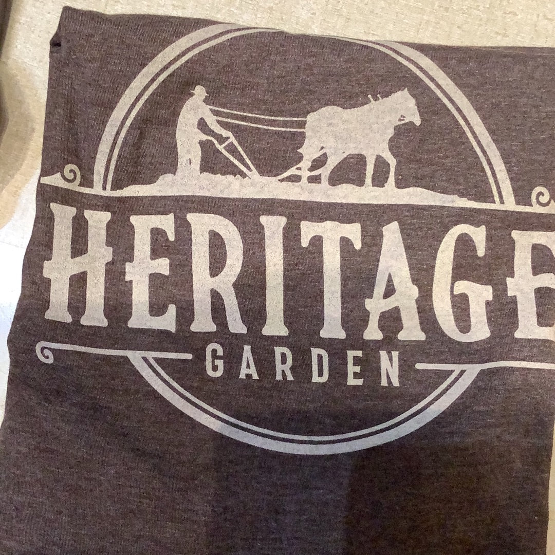 Short sleeve tee shirt with Heritage Garden design