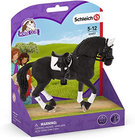 Schleich Friesian Stallion collectible horse figurine