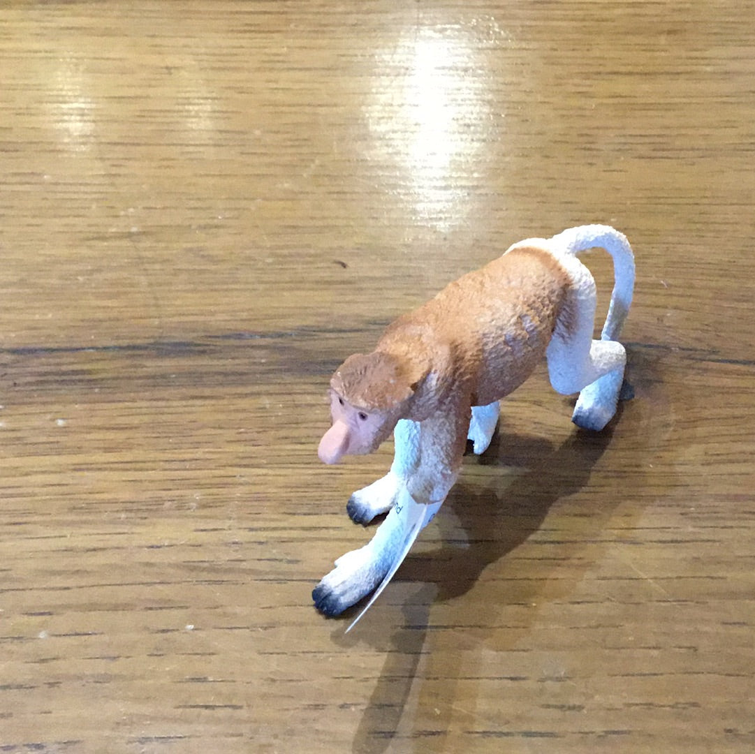 Schleich Proboscis Monkey collectible animal figurine