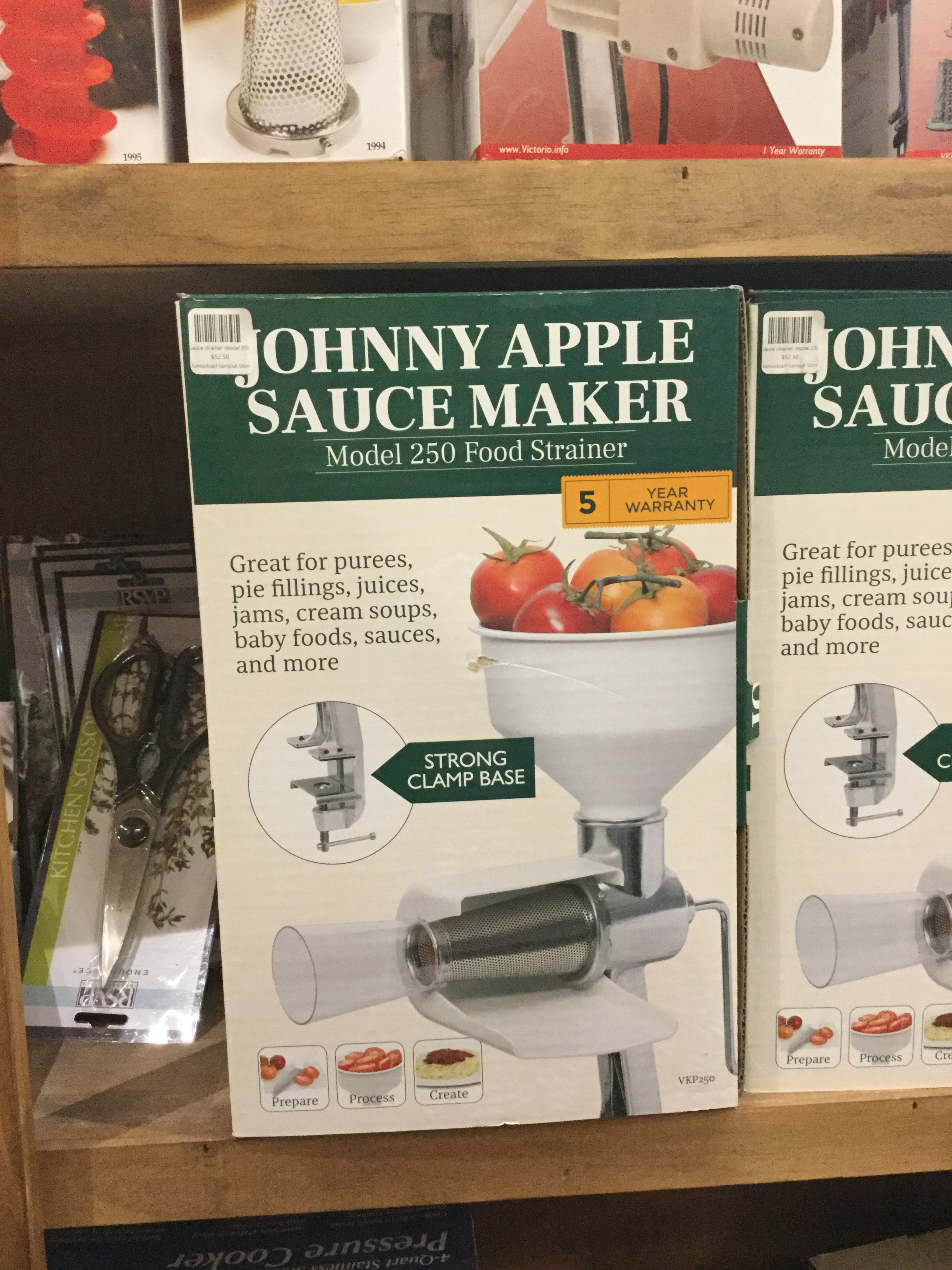 Roots & Branches Johnny Apple Sauce Maker in packaging