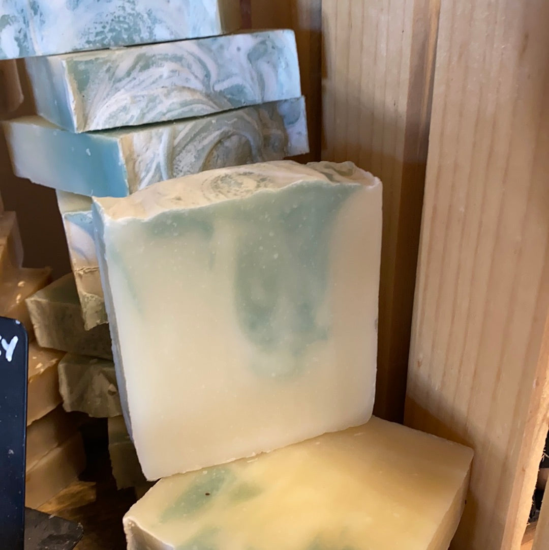 Timber Creek Crafts soap bar wrapped and labeled