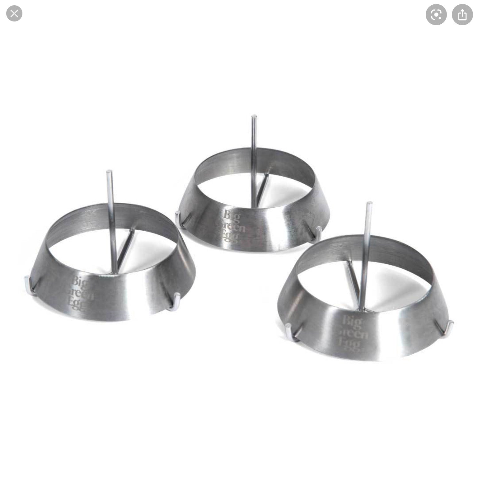 Big Green Egg Stainless Steel Grill Ring