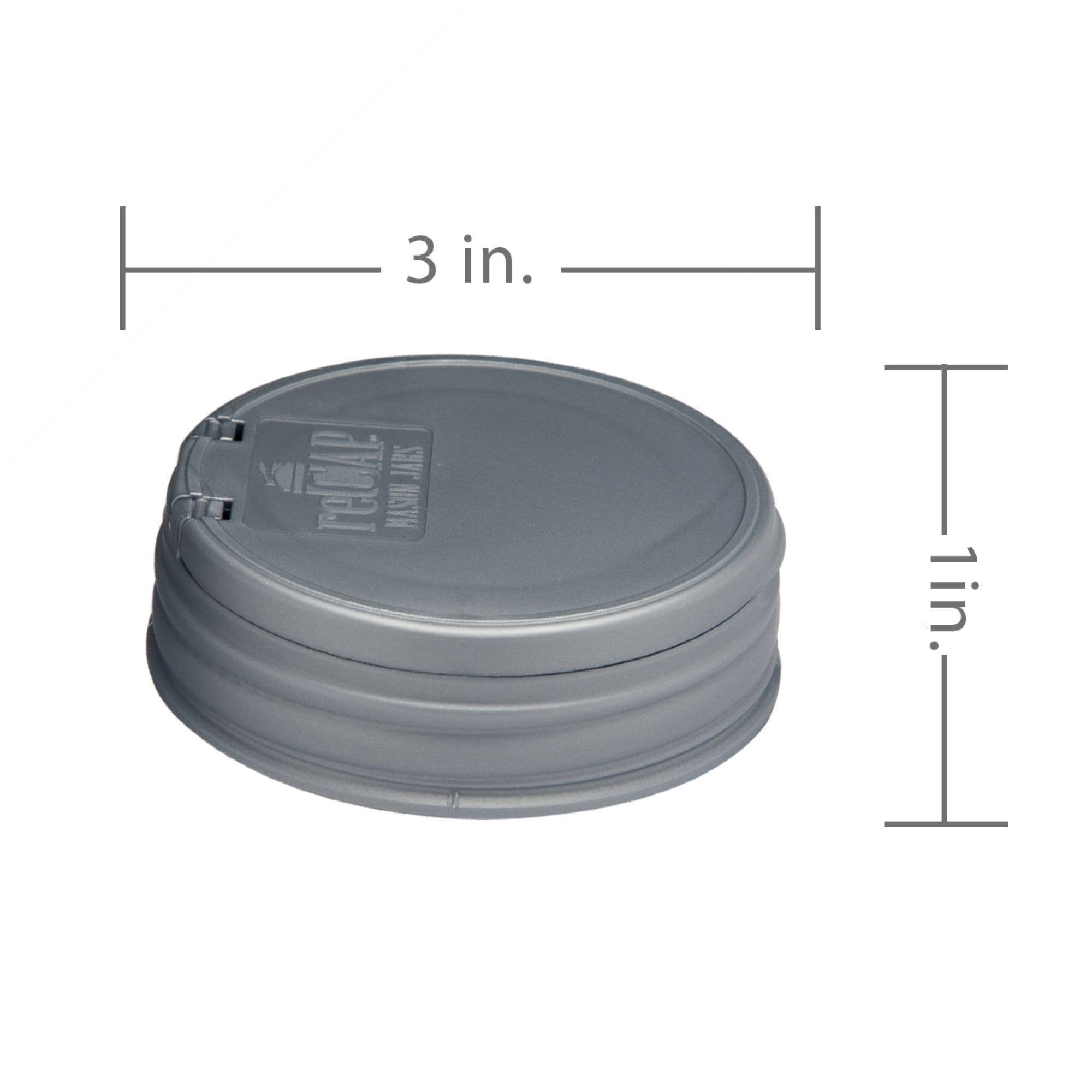 reCAP mason jar spice lid set packaging detail