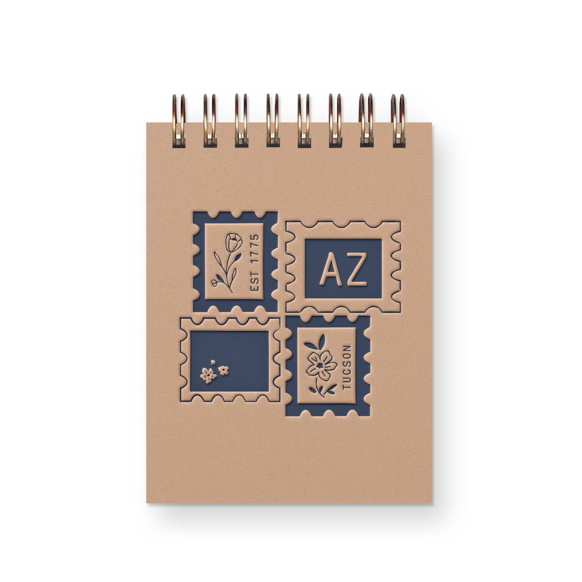 Custom City Stamp Mini Jotter Notebook