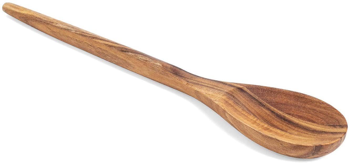 Ironwood Acacia Wood Spoon Utensil for Cooking, 12"