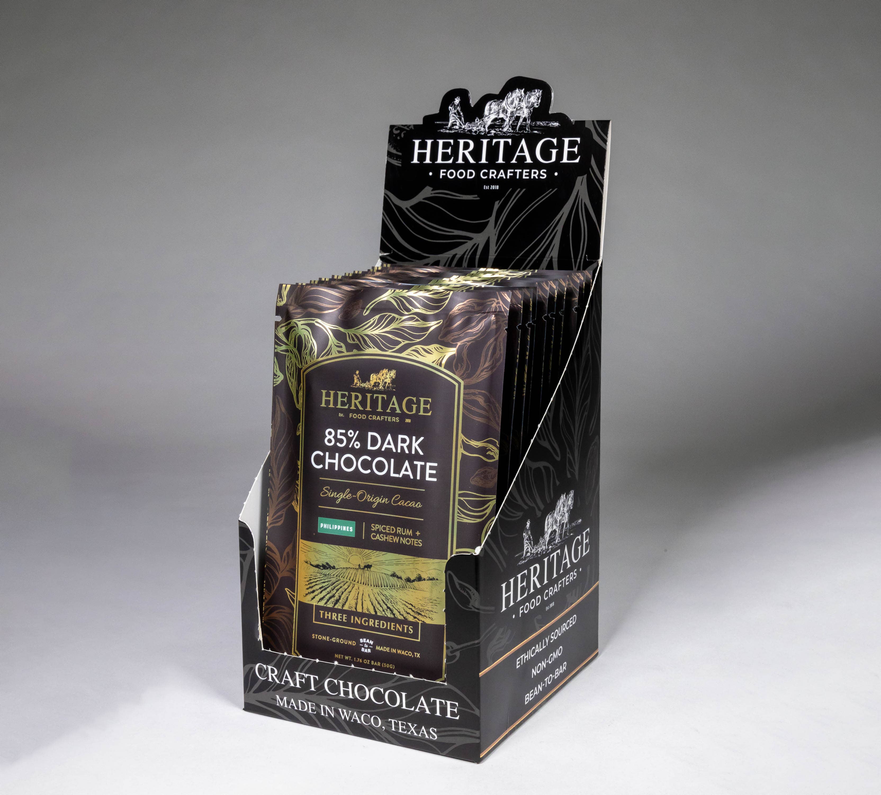 85% Philippines Dark 50g - Award-Winning Craft Chocolate Bars