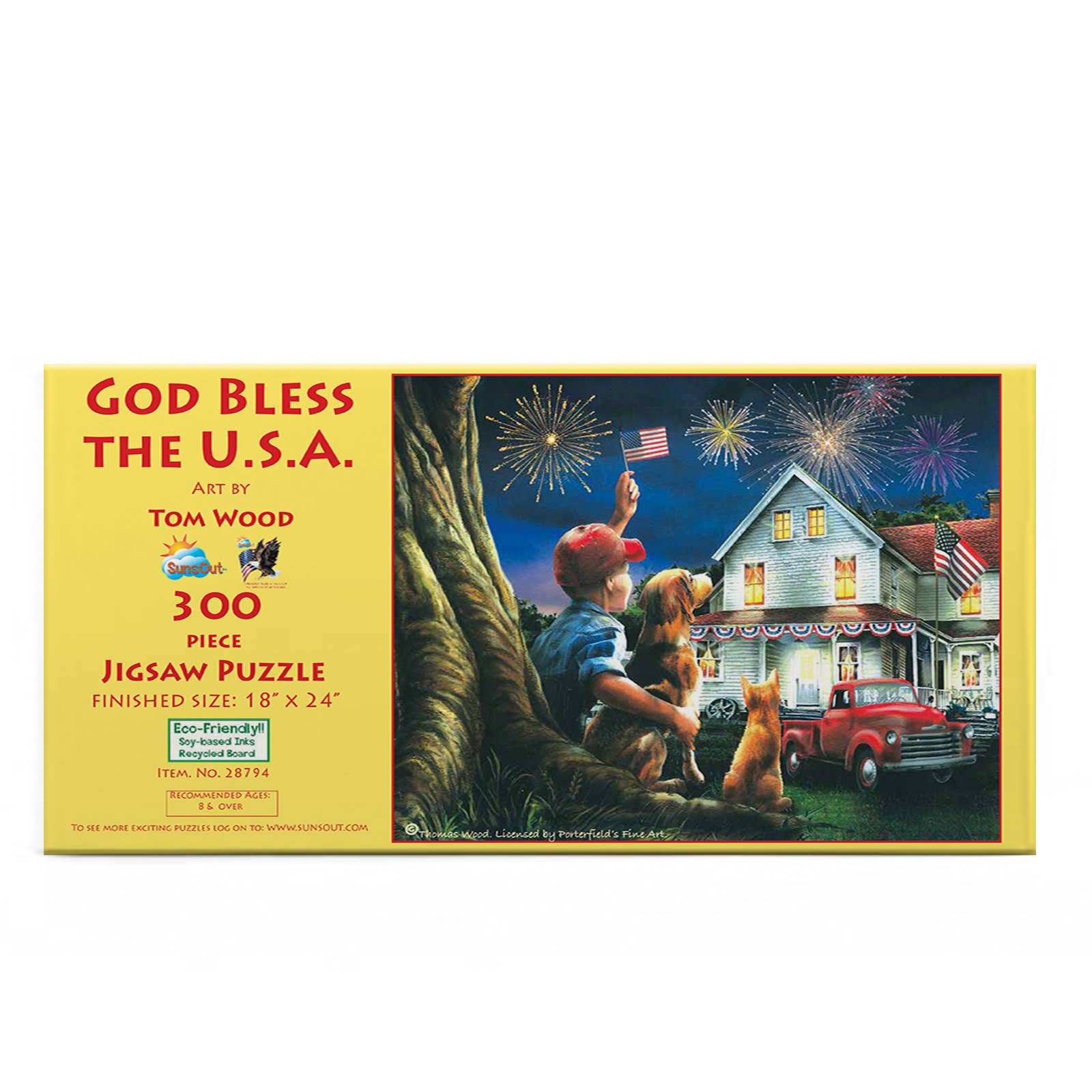 1346 God Bless the USA 300 pc Puzzle