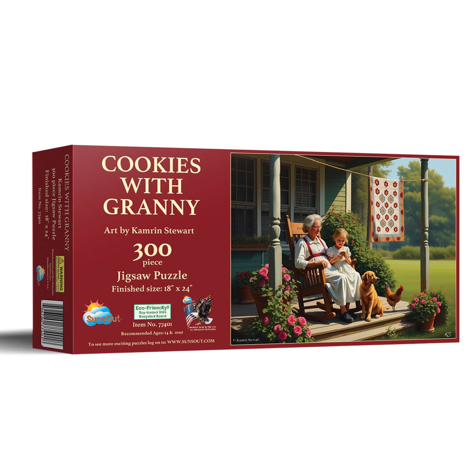 0897 Cookies with Granny 300 pc Puzzle