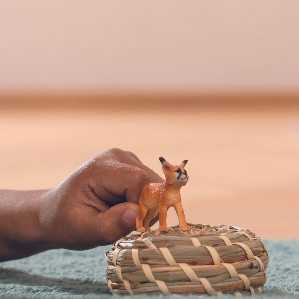 Caracal Cub Safari Animal Toy