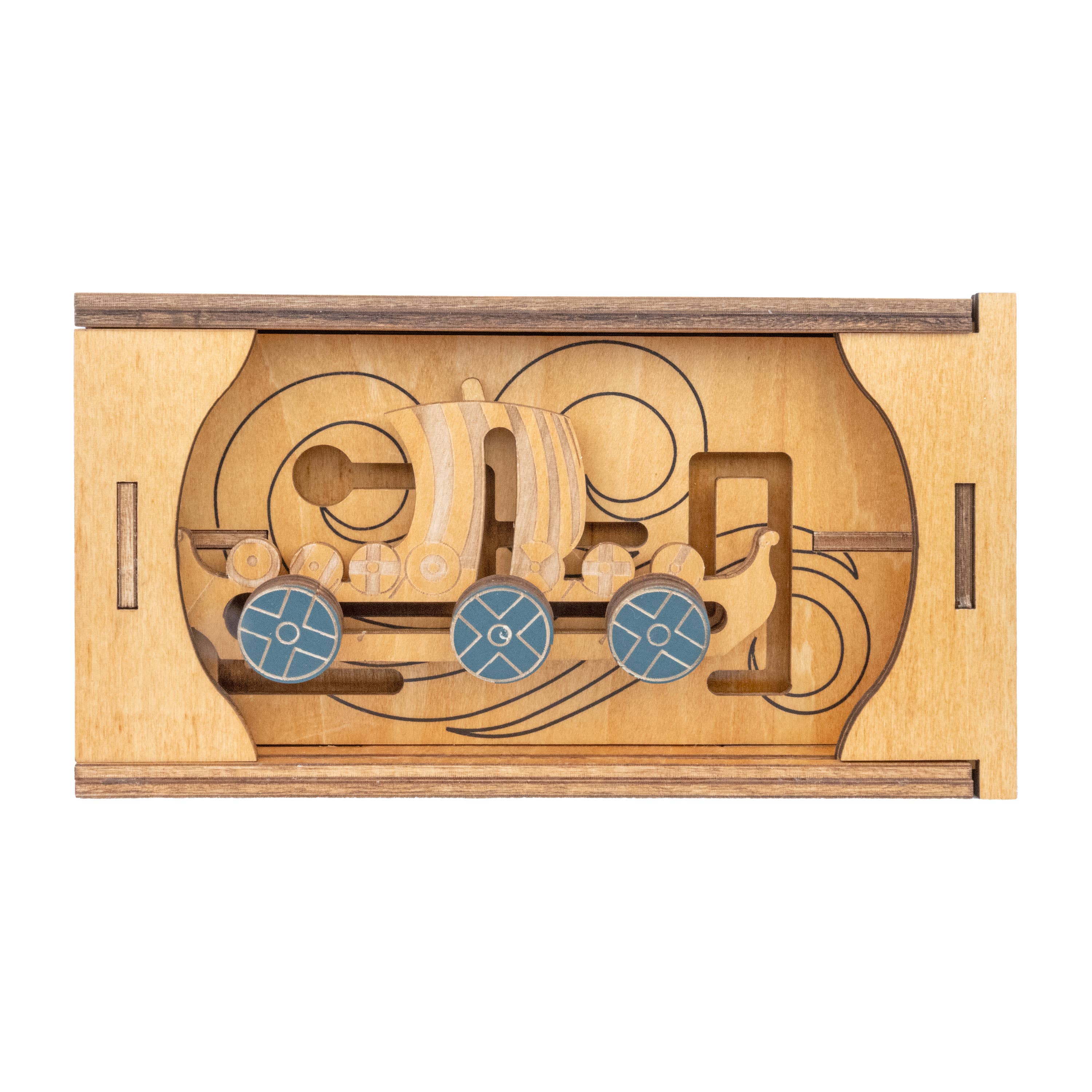 Nordic Longship Secret Puzzle Gift Box in packaging