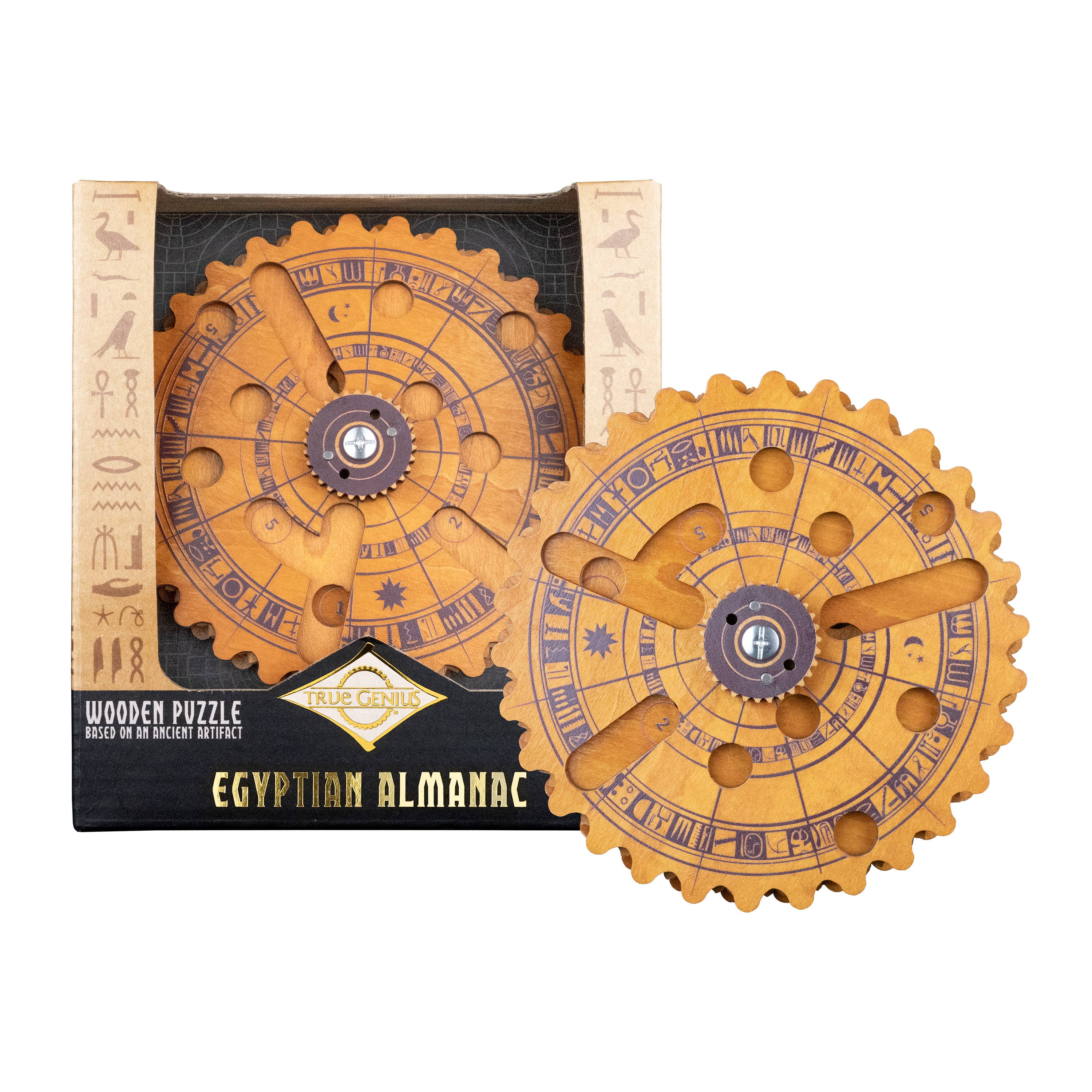 Egyptian Almanac Mathematical Brainteaser wooden puzzle