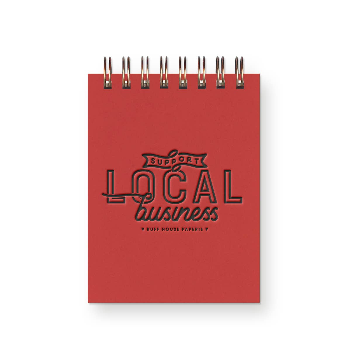 Custom Support Local Business mini jotter notebook color option