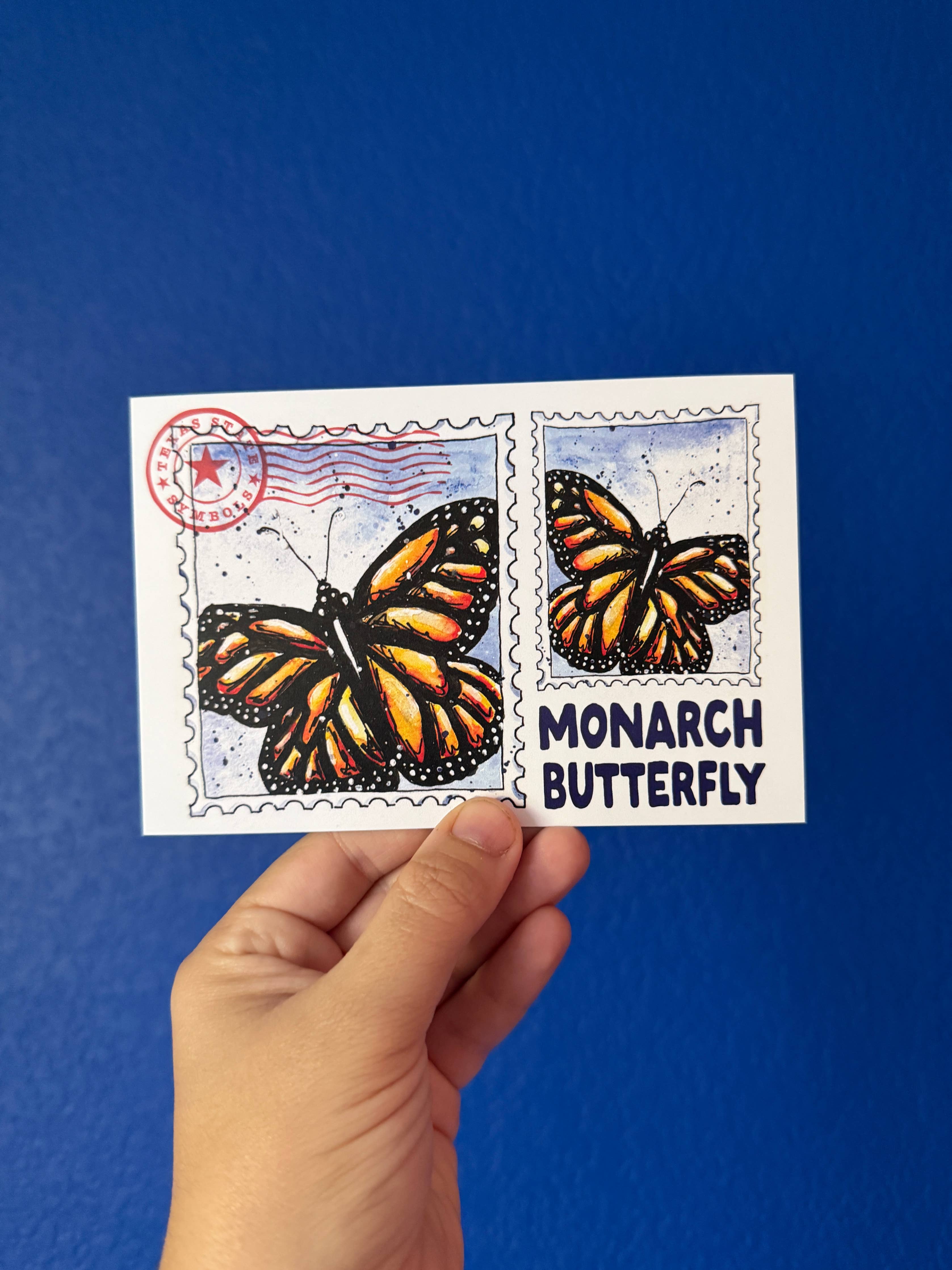 Monarch Butterfly 4x6 postcard