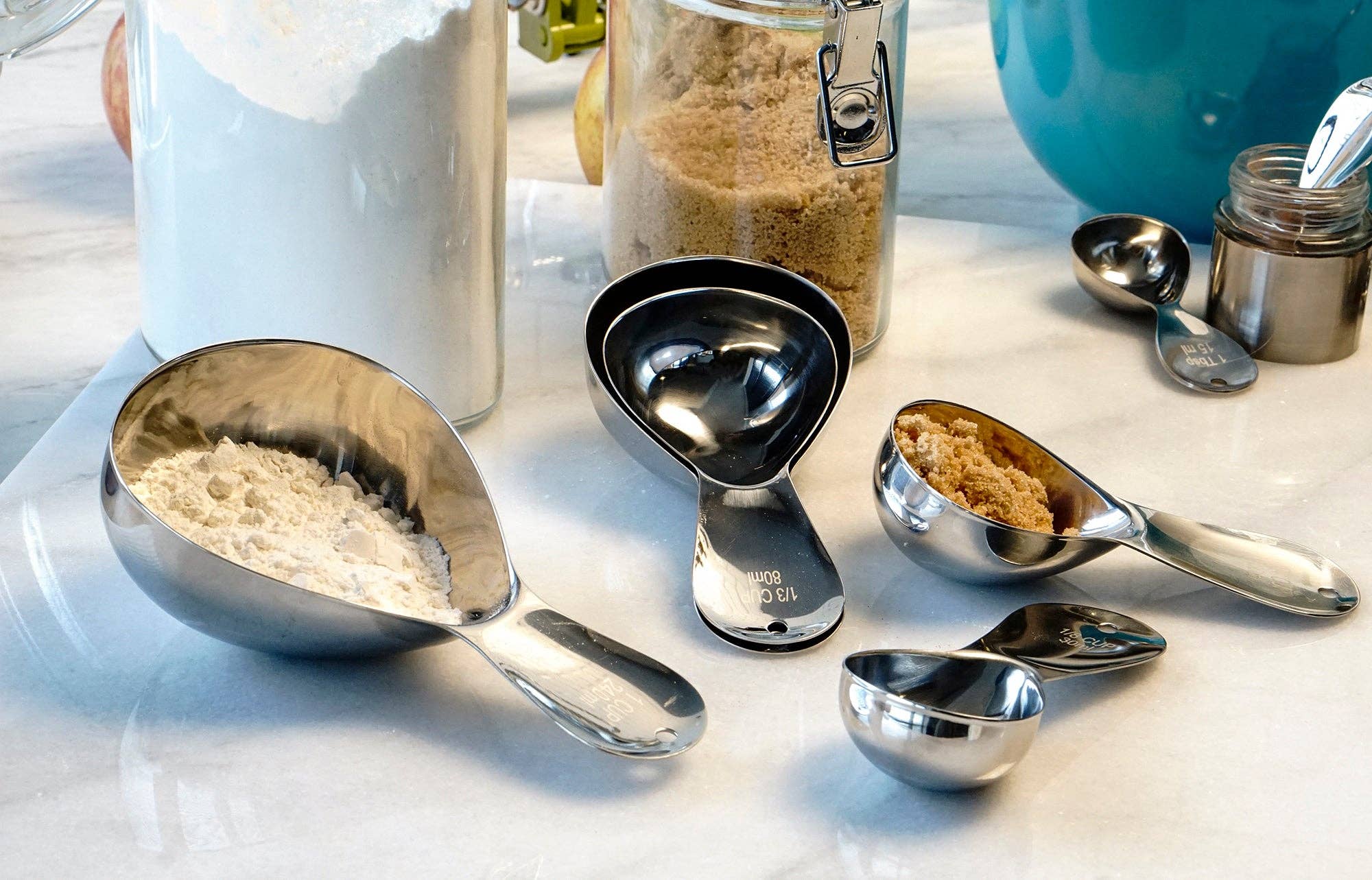 Measuring Cups - Teardrop Set Of 5