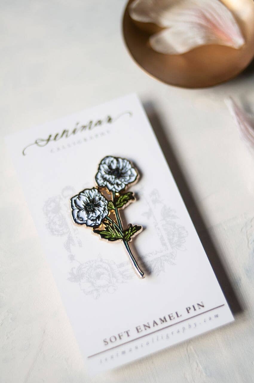 Anemone Soft Enamel Pin