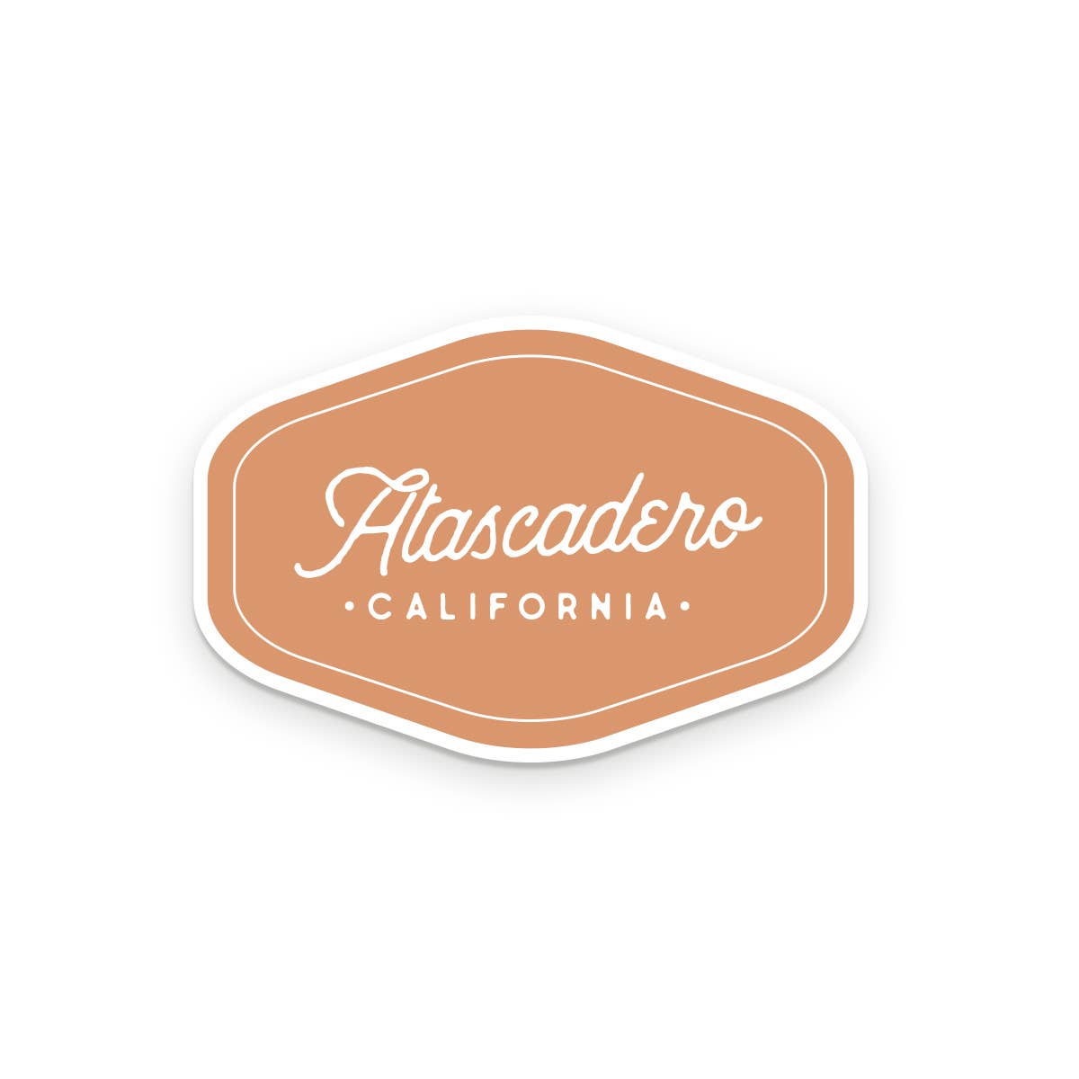 Custom City Script sticker another color option