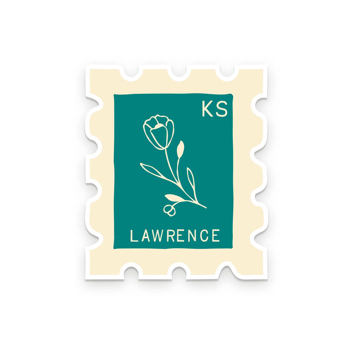 Waco TX stamp sticker additional style