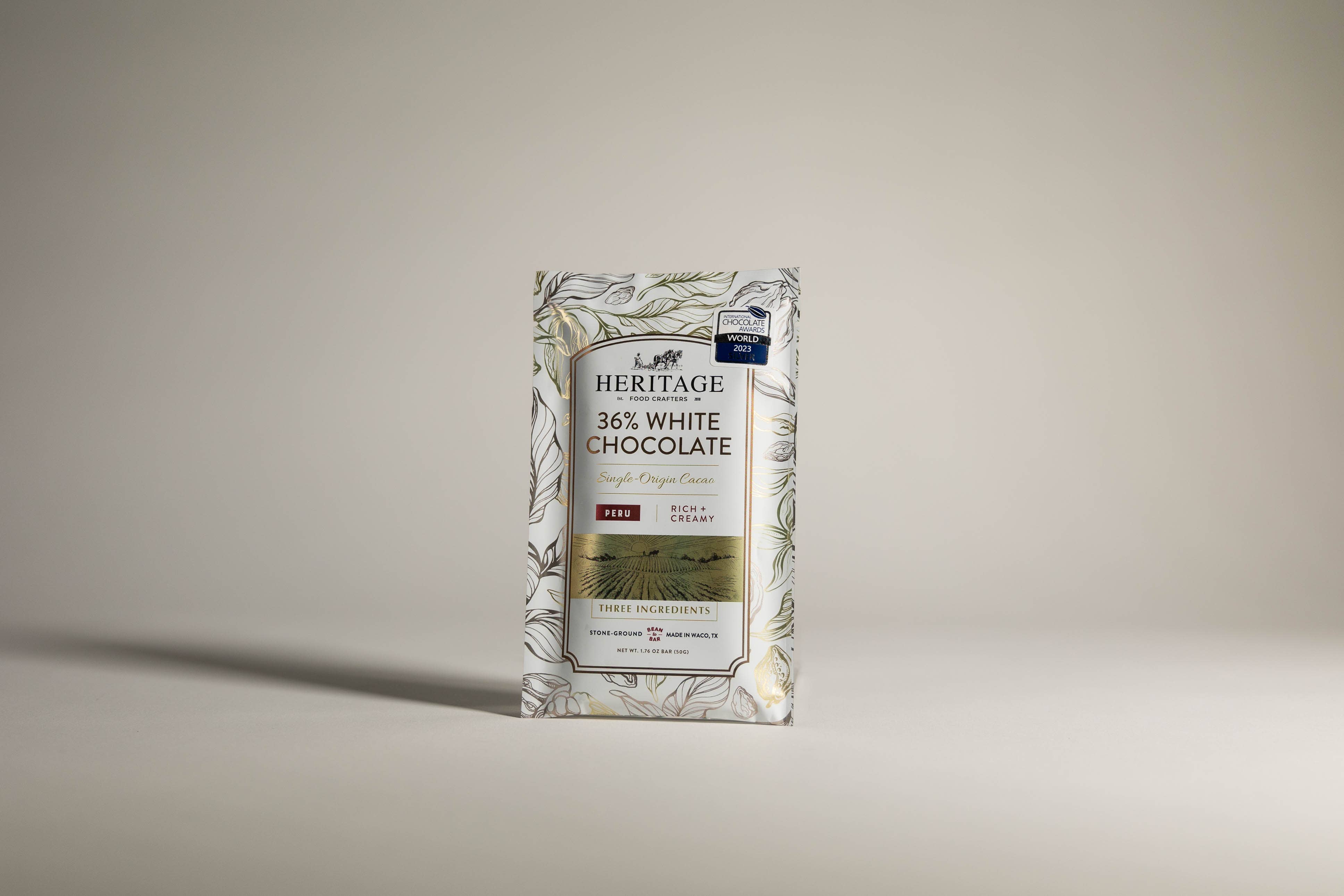 36% White Chocolate 50g - Award-Winning World Finalist