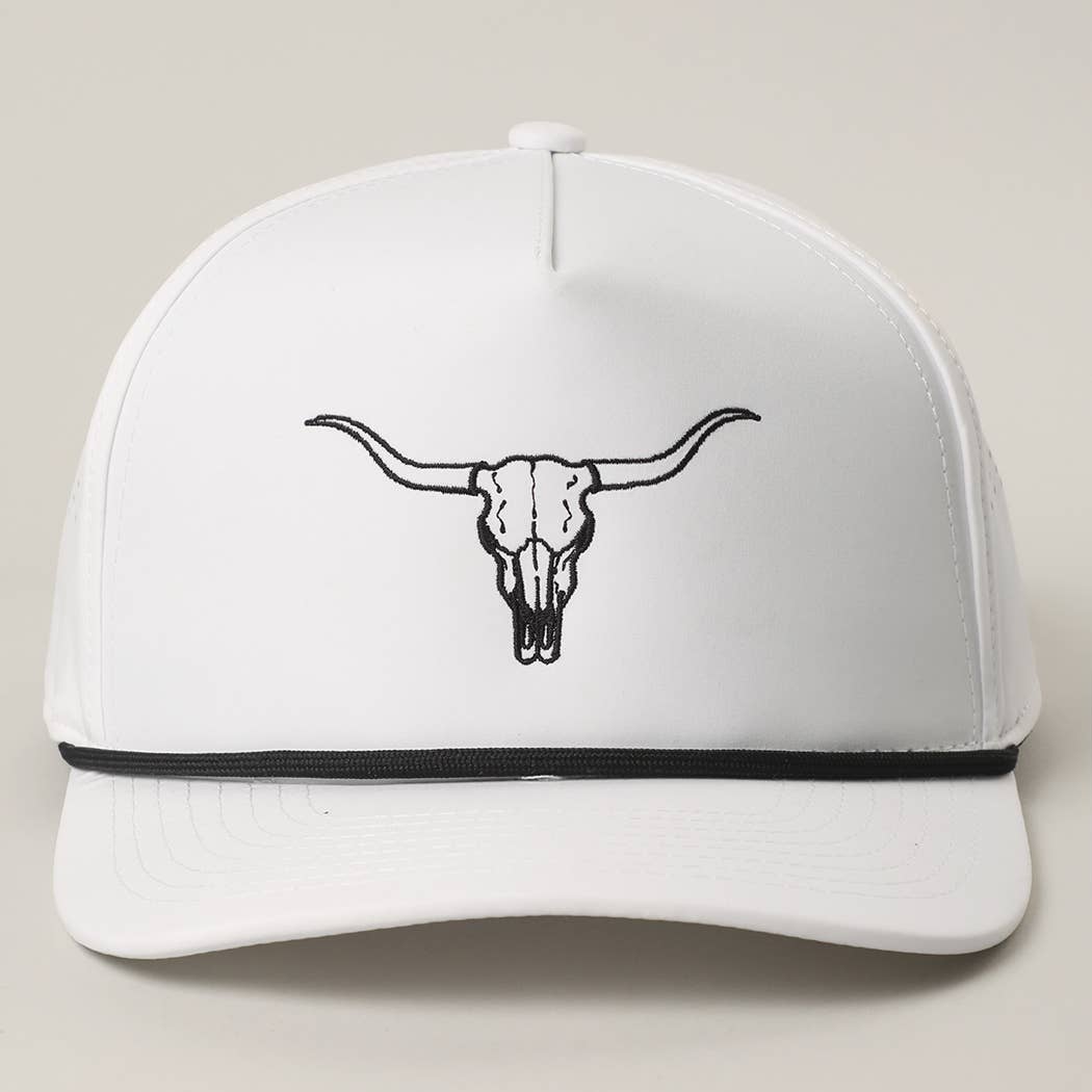 LONG HORN Embroidered Premium Materials Trucker Hat
