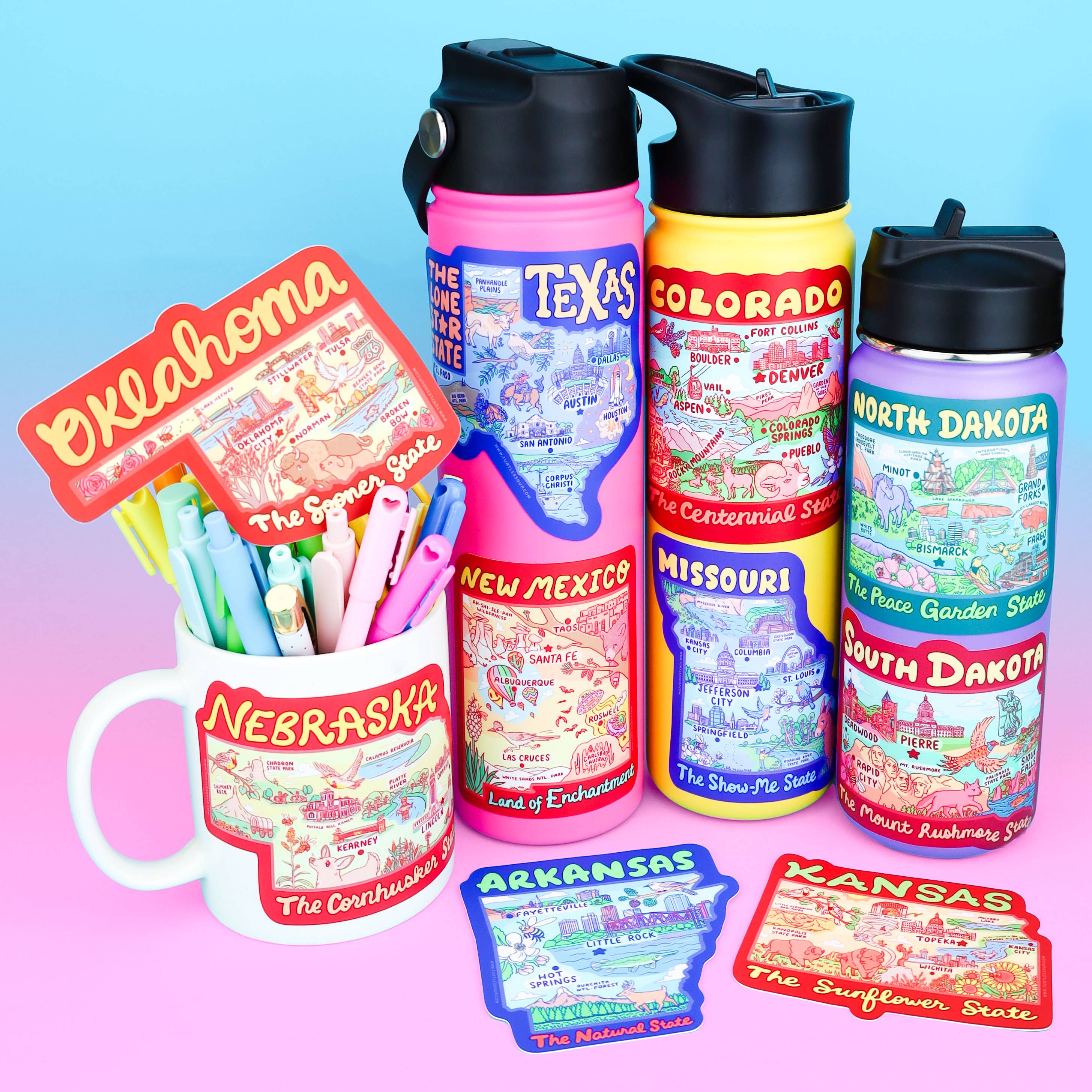 Texas Map Art Lone Star State Dallas Car Decal Vinyl Sticker