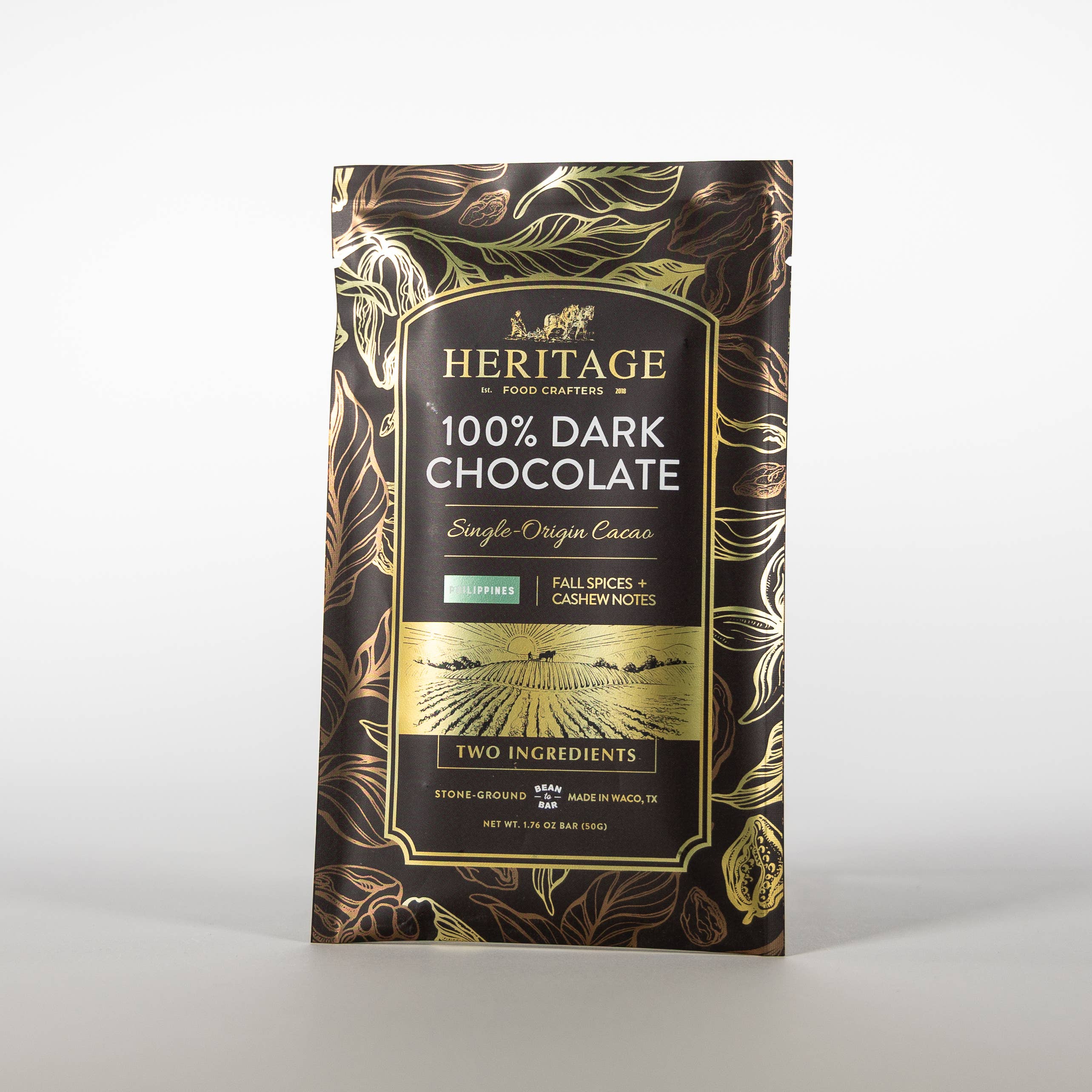 100% Philippines Dark 50g - Award-Winning Craft Chocolate Bars