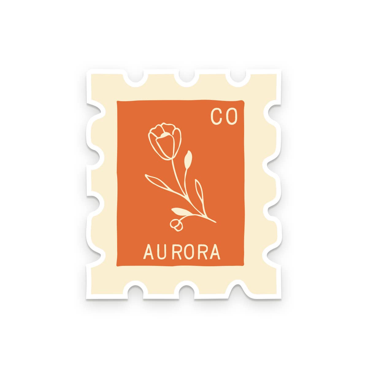 Waco TX Stamp Sticker