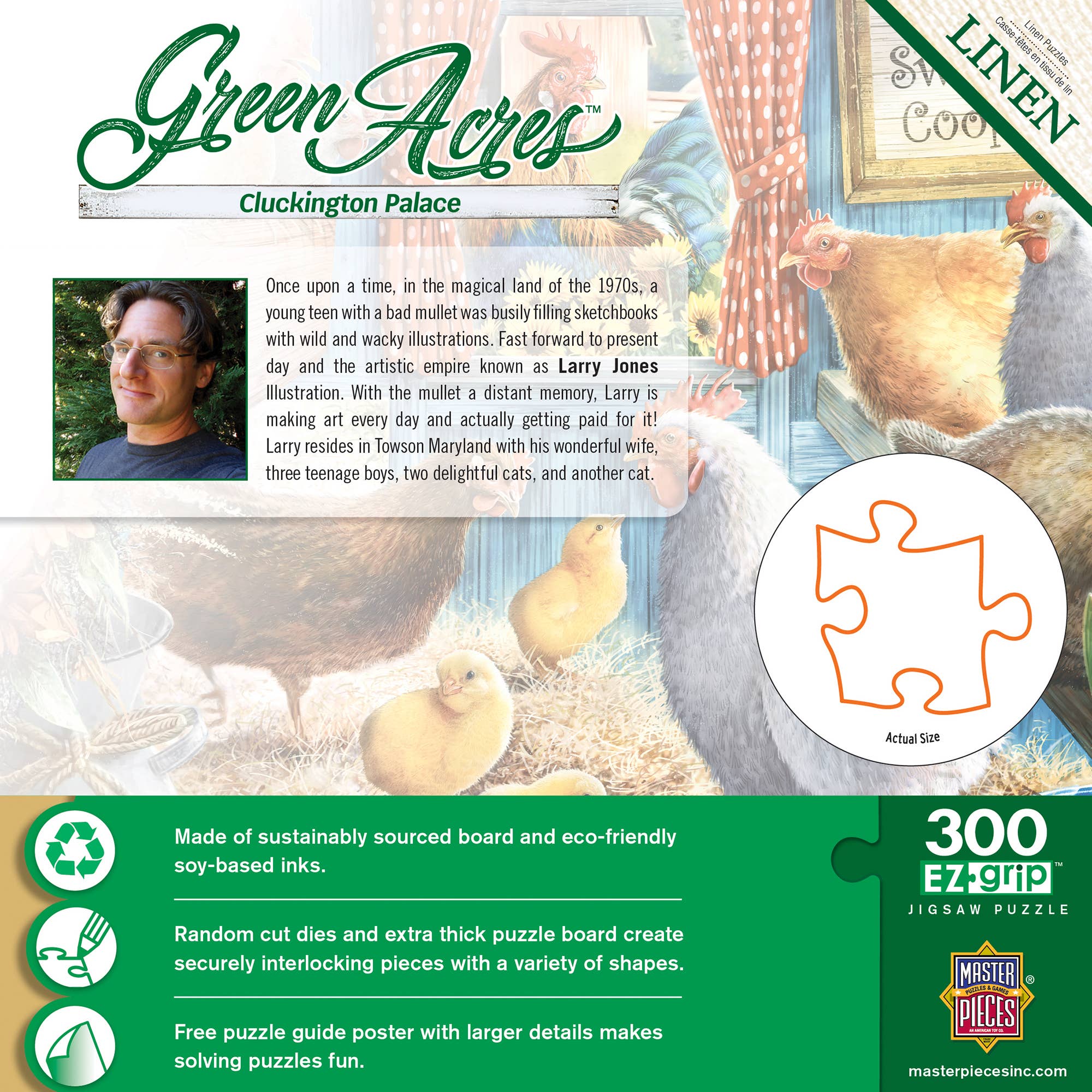 Green Acres - Cluckington Palace 300 Piece EZ Grip Puzzle