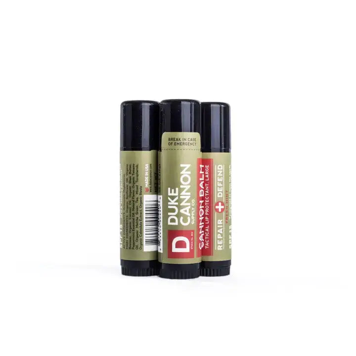 Cannon Balm SPF 15 lip balm open tube