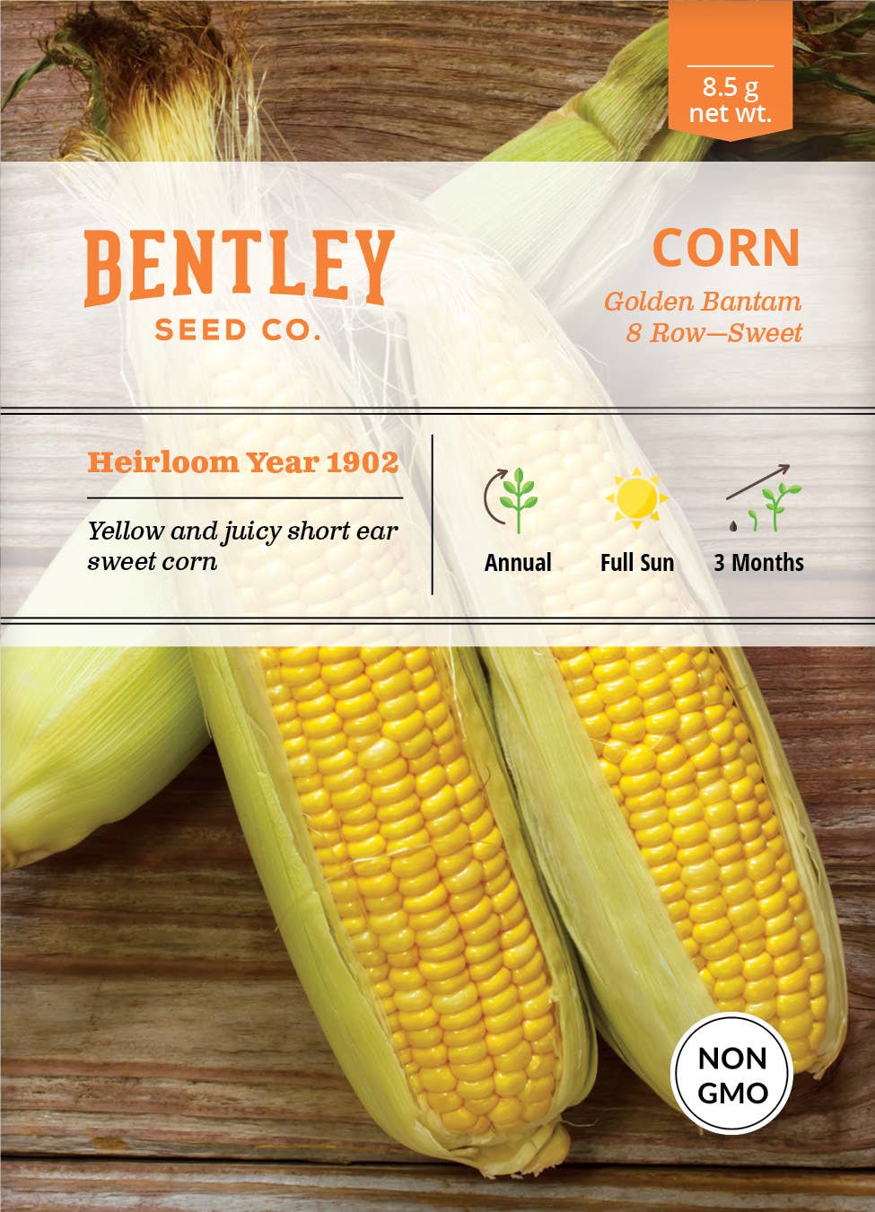 Bentley Seed Co. - Corn Golden Bantam 8 Row