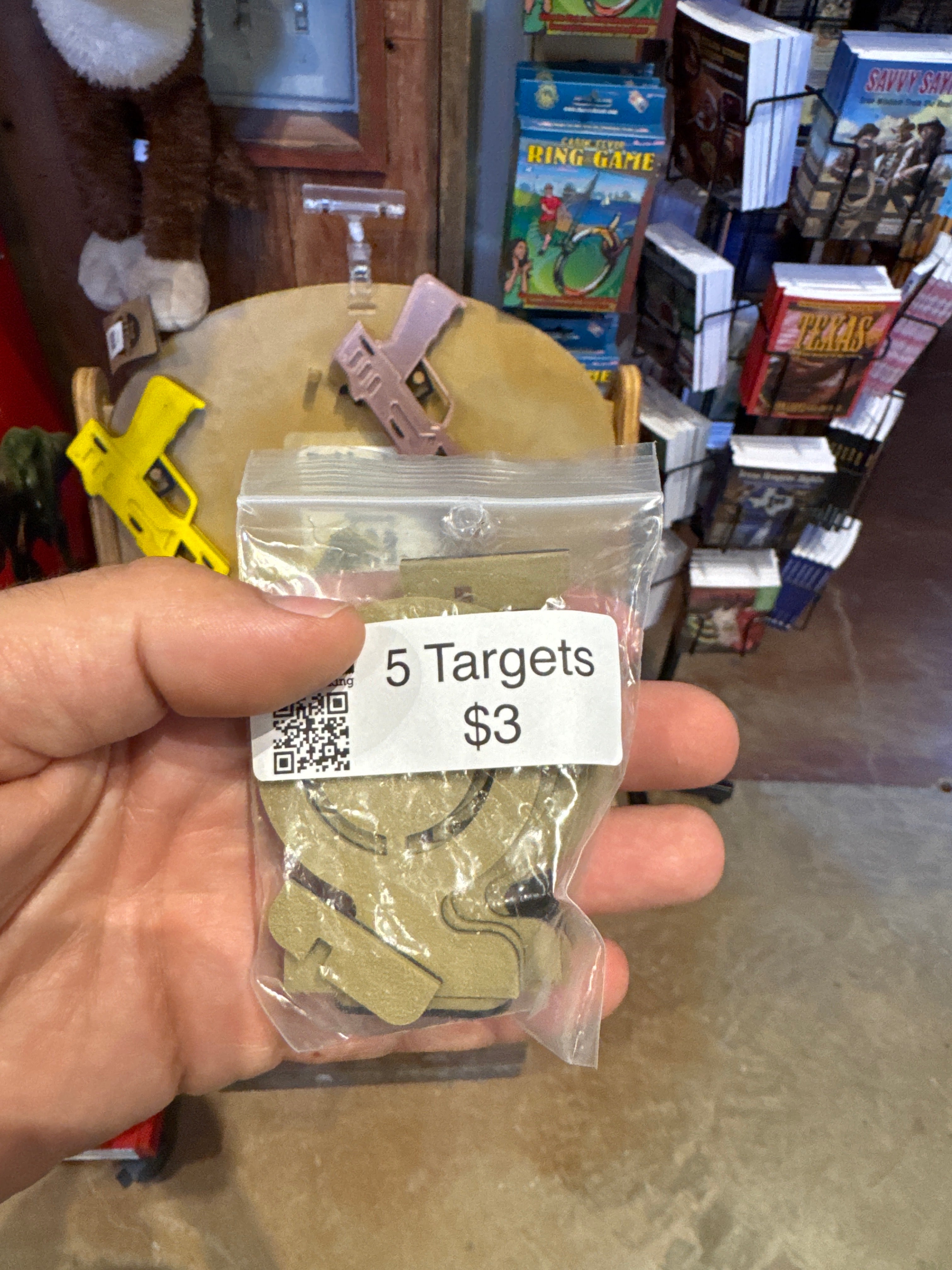 Target for Rubber Band Gun