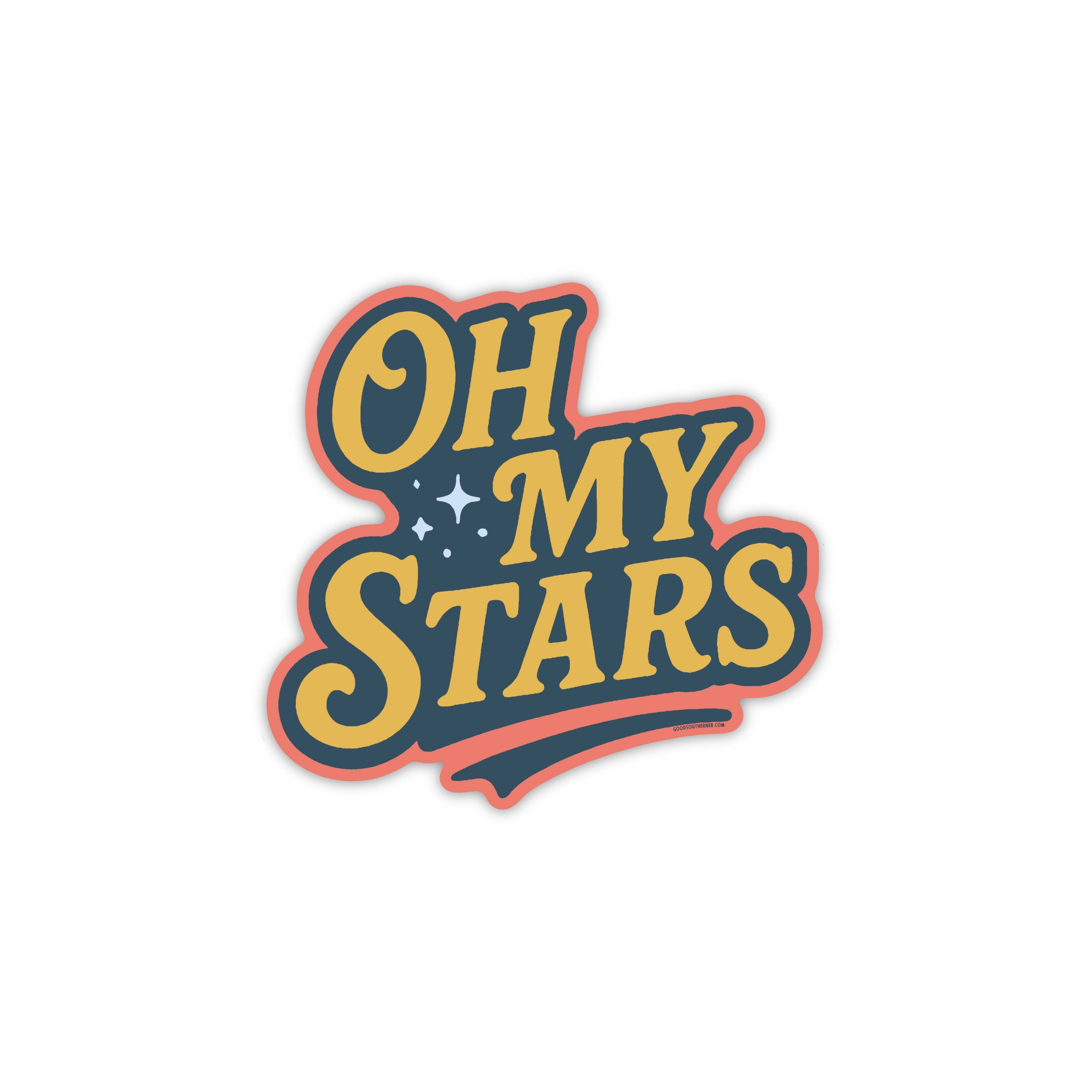 Oh My Stars stickers with southern charm design