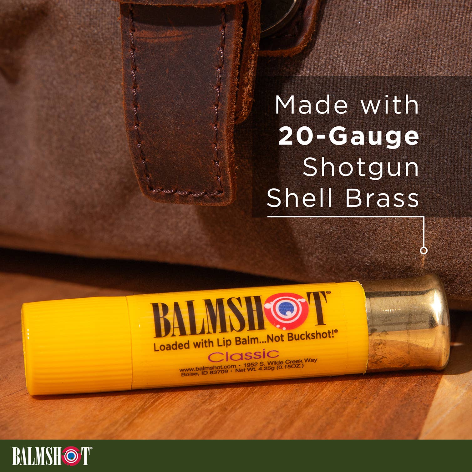 Shotgun Shell Lip Balm | Classic Vanilla | SPF 15 | 24 Pack