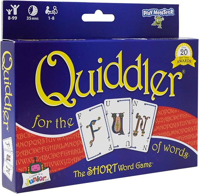 Quiddler - Game Chest Classic Word Building Card Game - 8+