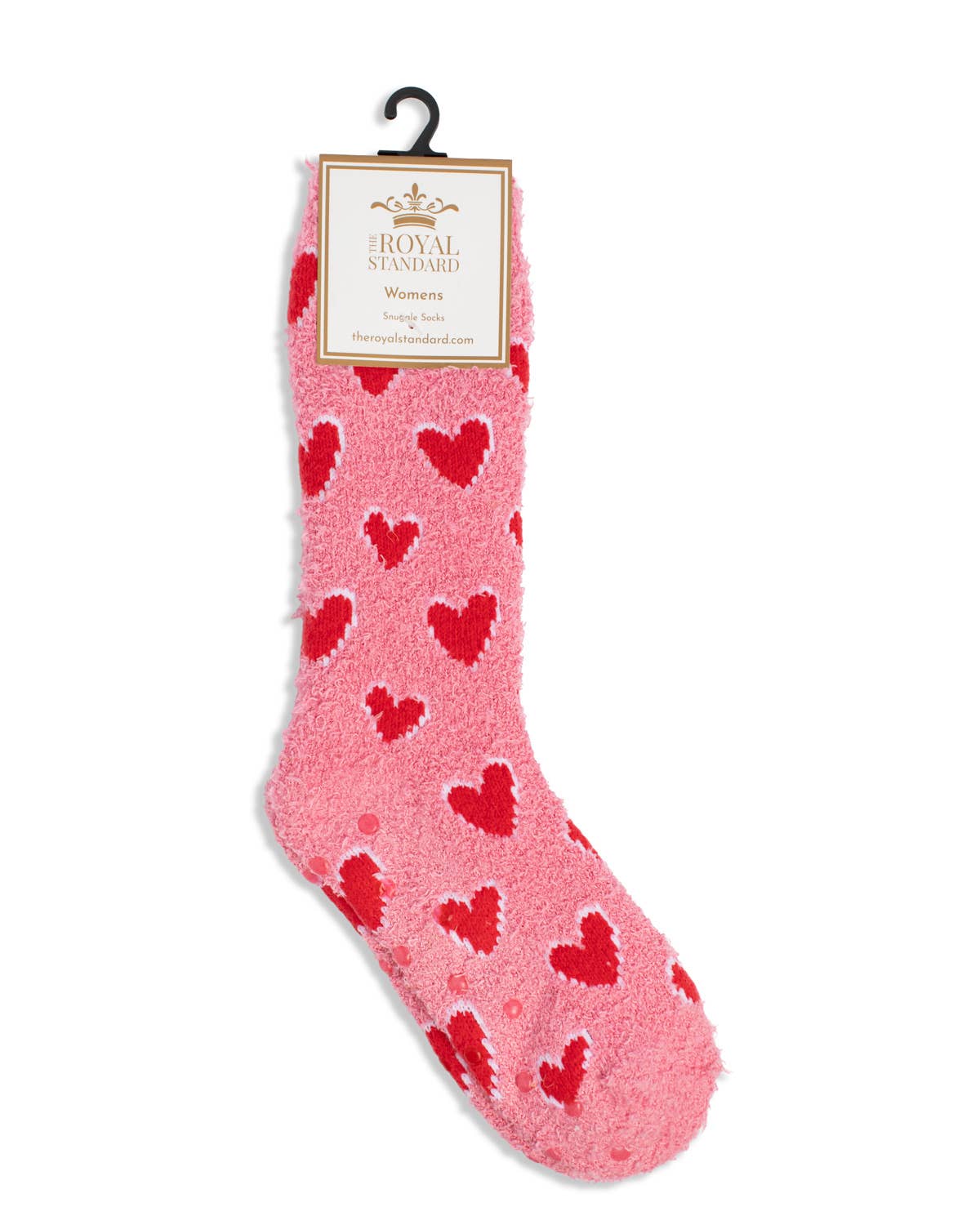 Women's Sweetheart Snuggle Socks   Pink/Red   One Size