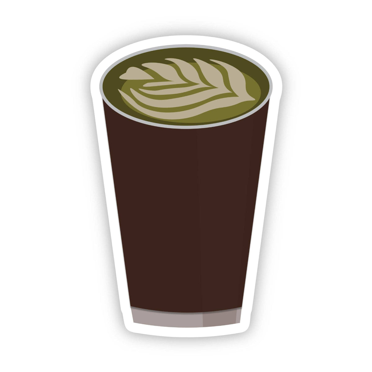 Matcha Latte Art Sticker