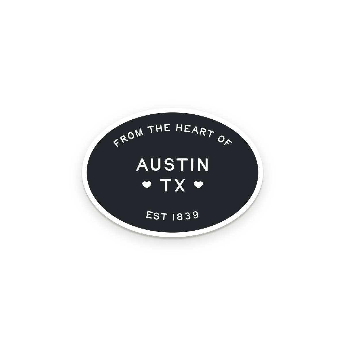 Custom City From The Heart Sticker