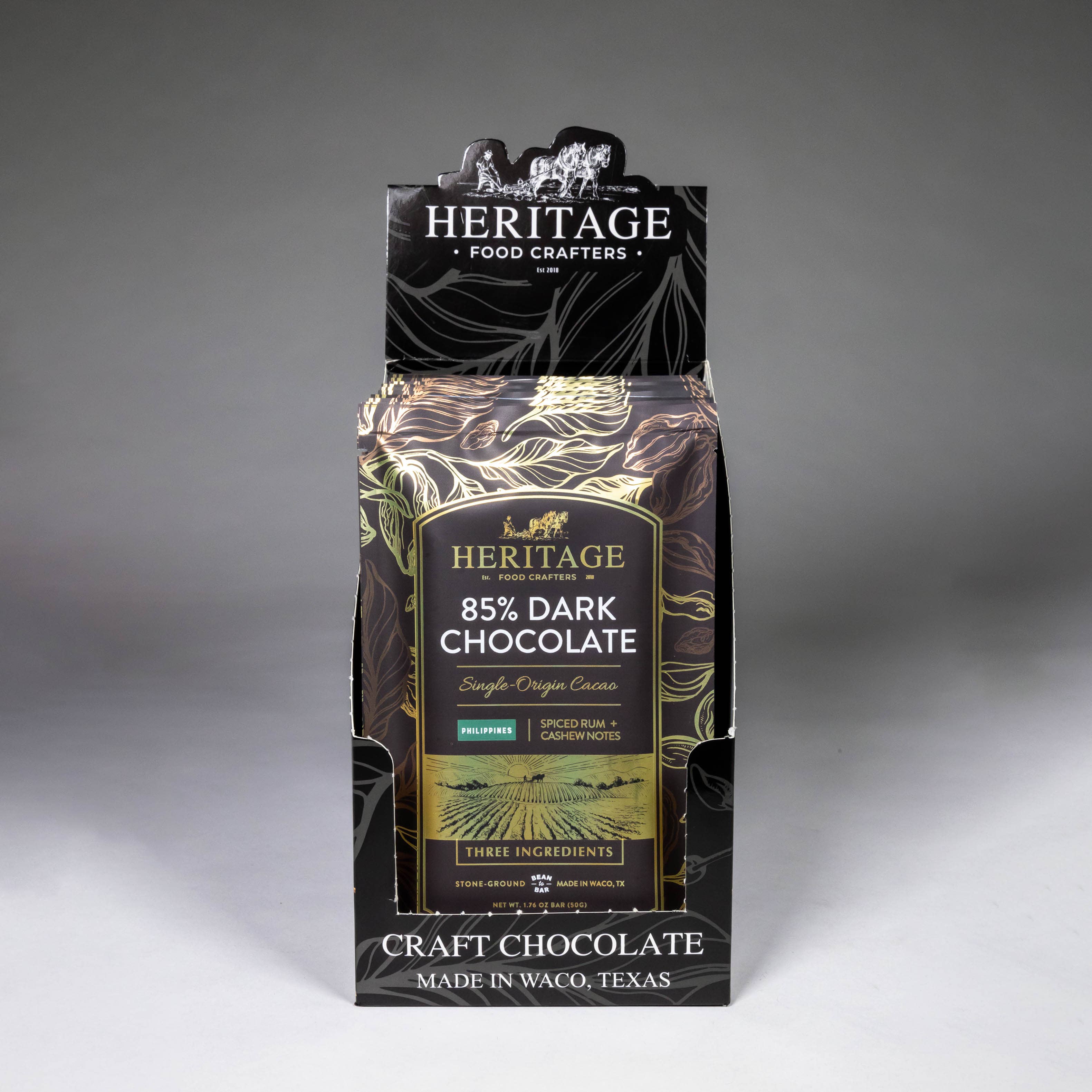 85% Philippines Dark 50g - Award-Winning Craft Chocolate Bars