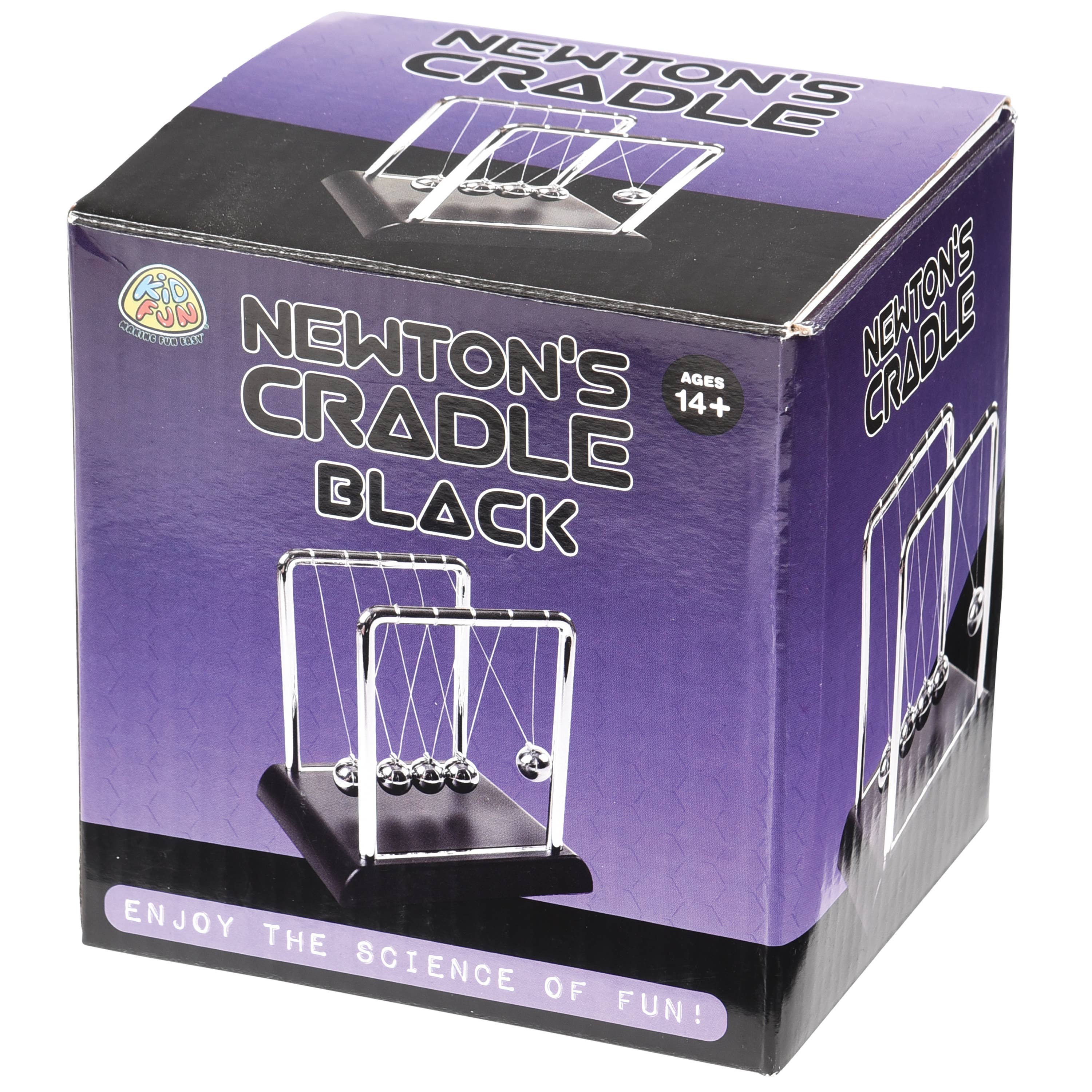 Newtons Cradle Black assembled 12 unit case pack