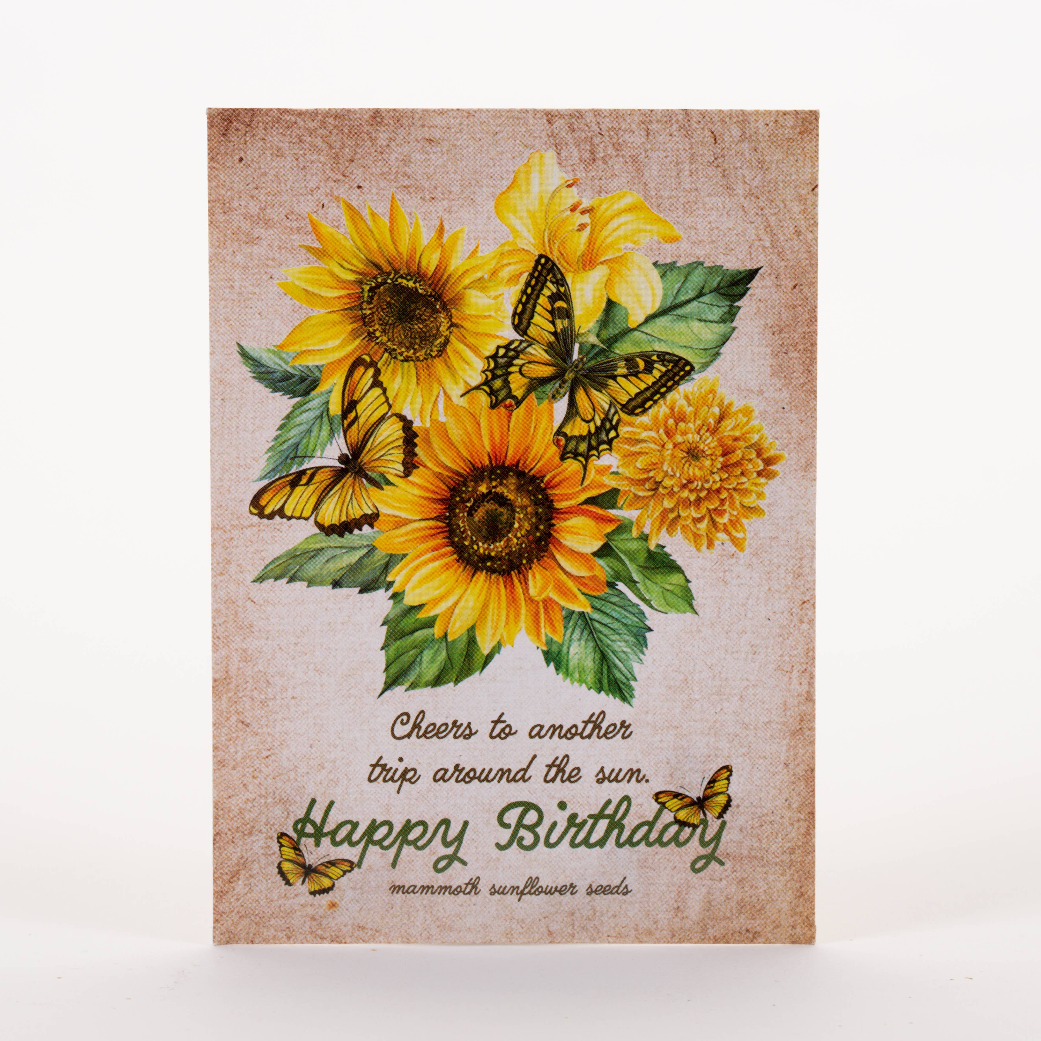 Bentley Seed Co. - Happy Birthday Sunflower Mammoth Sunflower Seed Packets