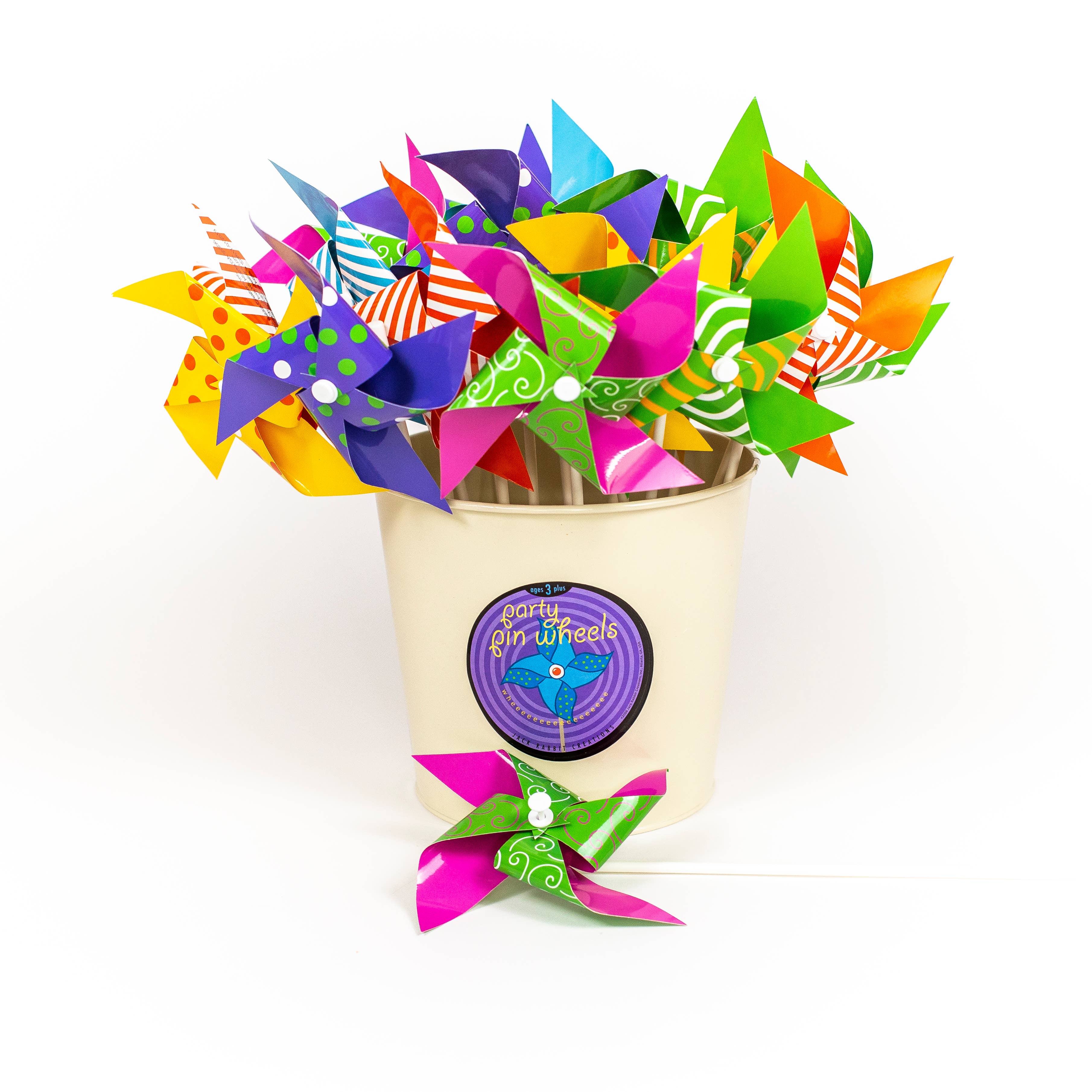 Pinwheels Refill set of 42 bulk party favor pinwheels