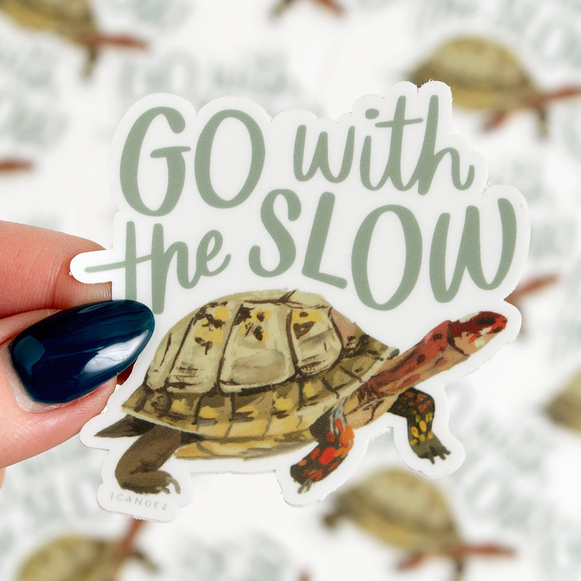 Go With The Slow Decal Sticker