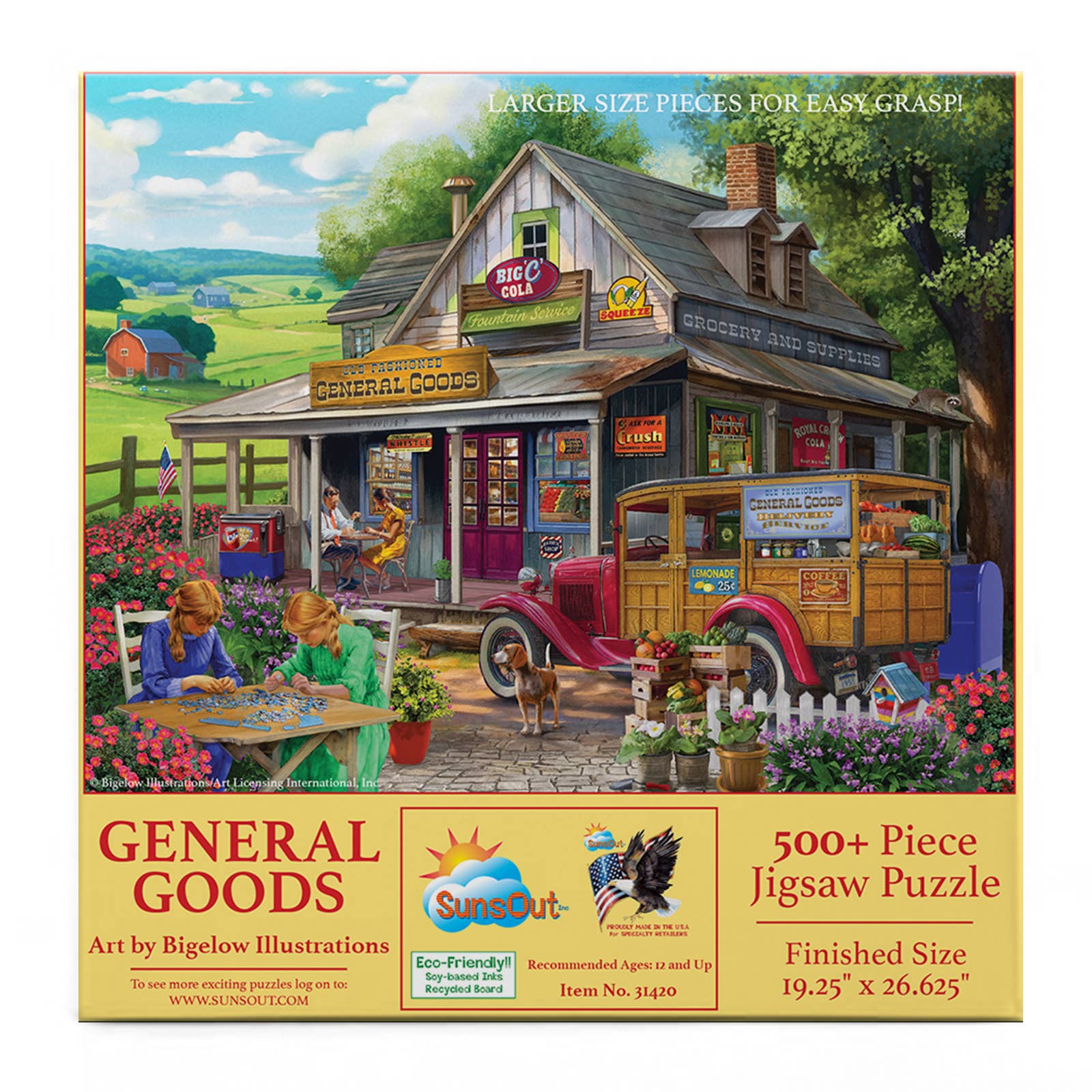 0413 General Goods 500+ pc Puzzle