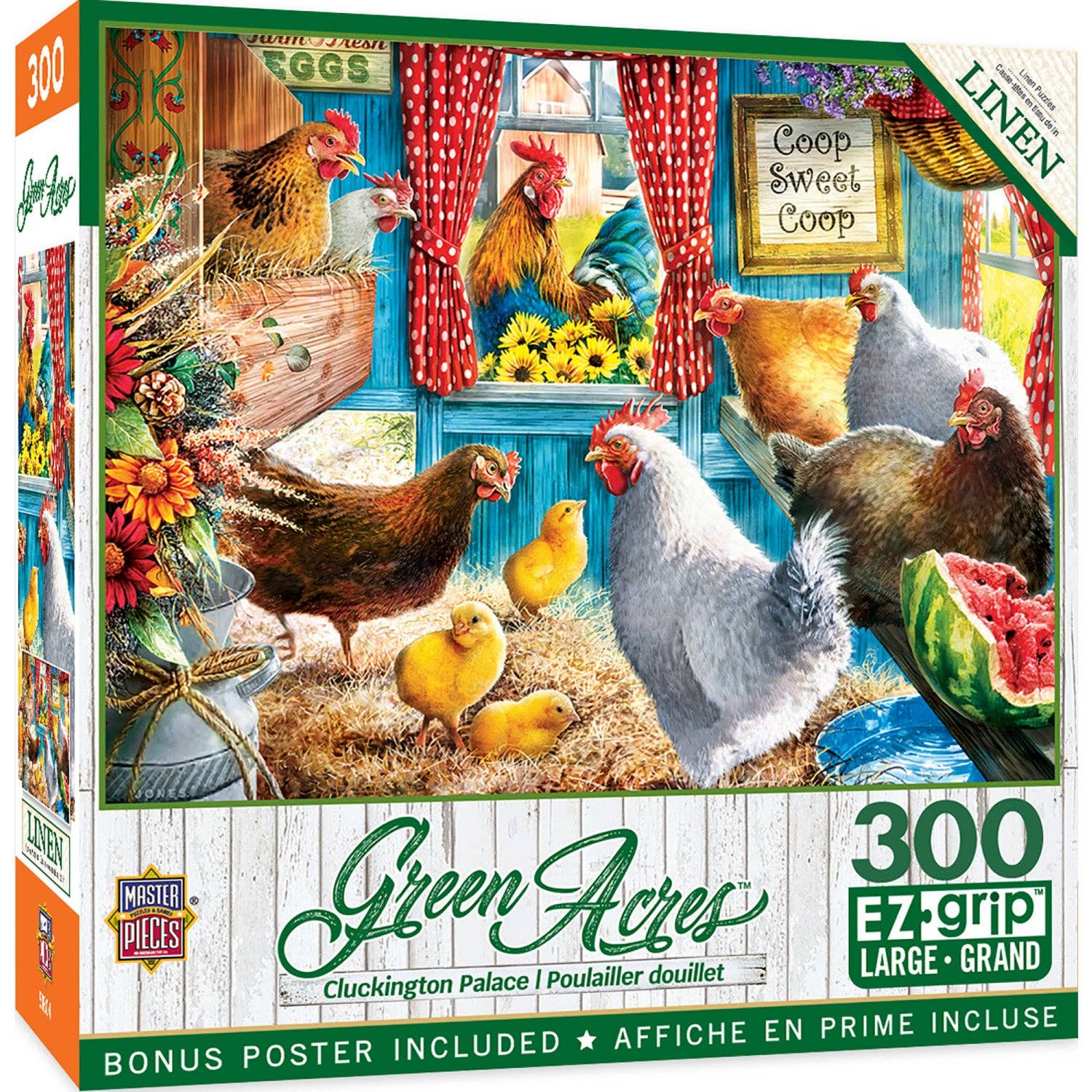 Green Acres - Cluckington Palace 300 Piece EZ Grip Puzzle
