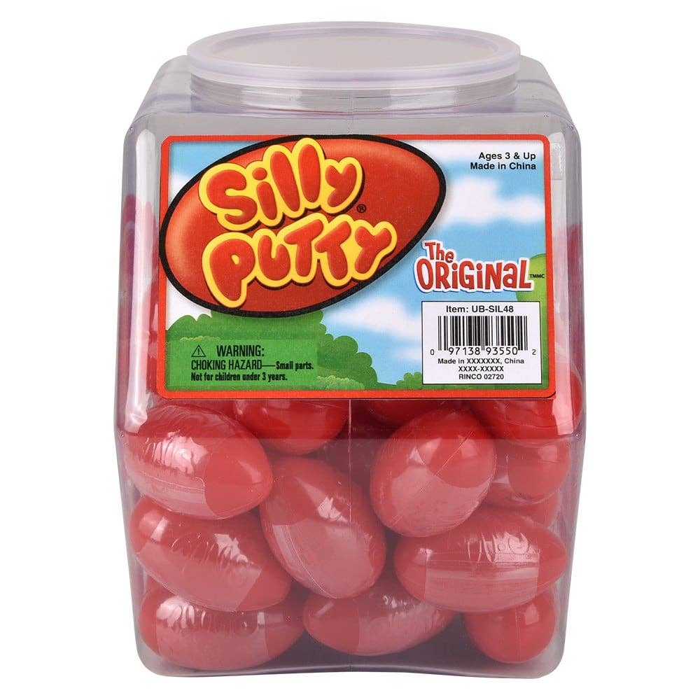 Silly Putty 48 piece canister bulk packaging