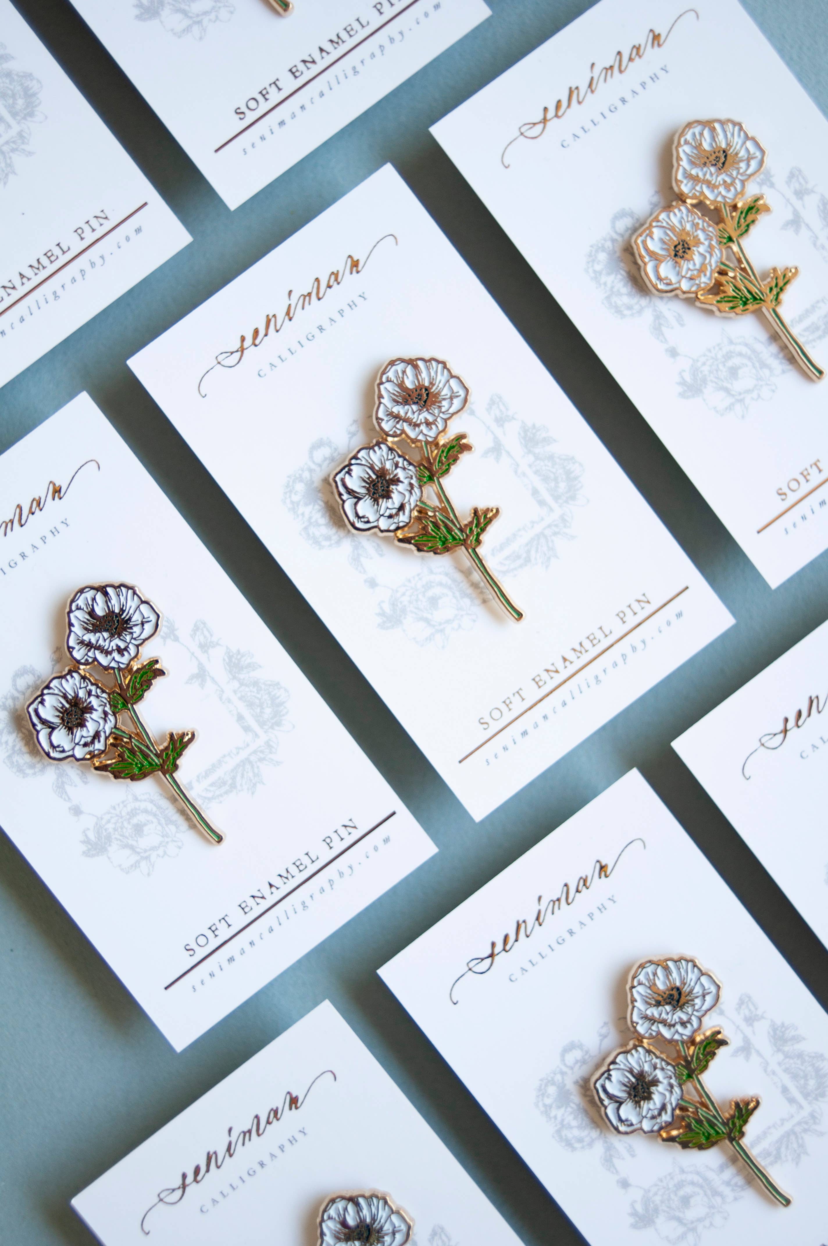 Anemone Soft Enamel Pin