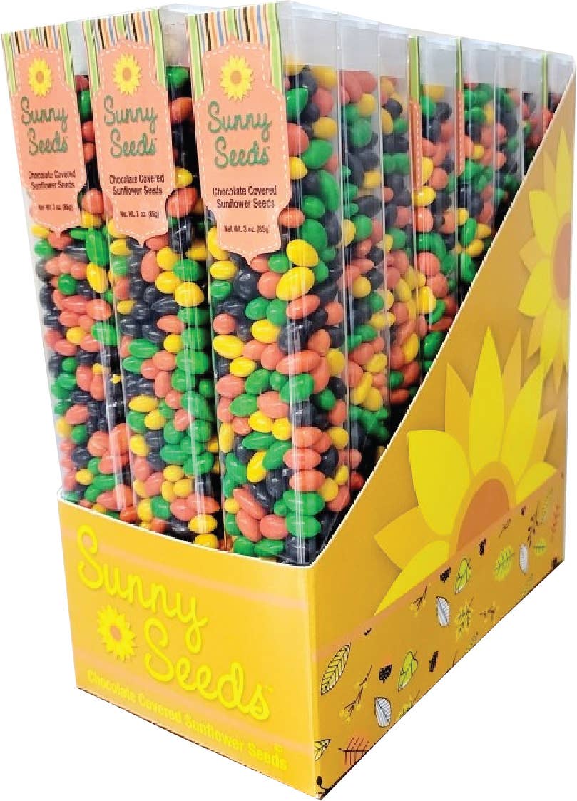 Original, multi colored Sunny Seeds®, in 3 oz tubes.