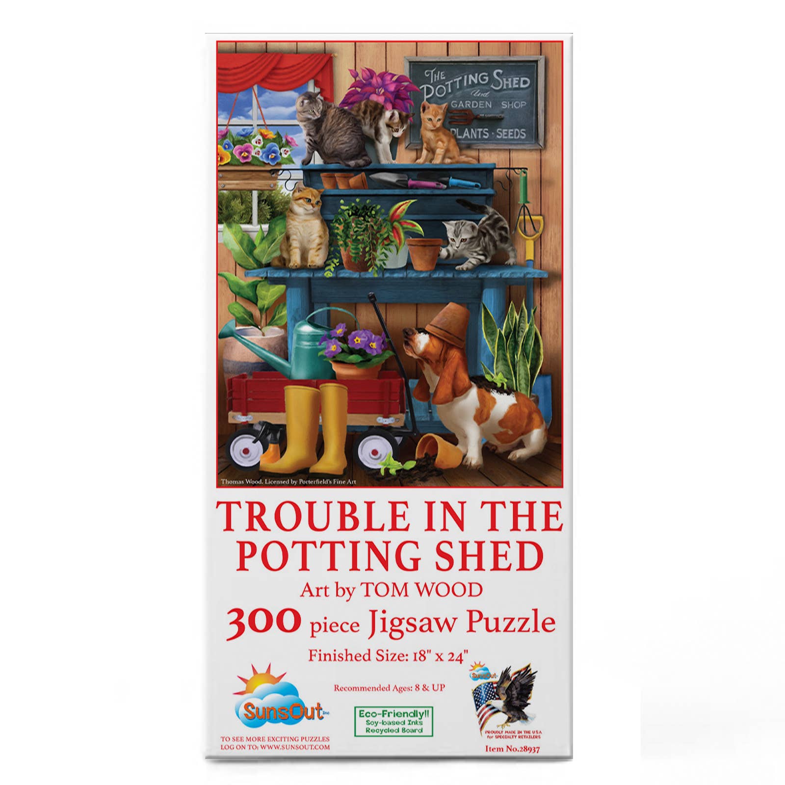 5456 Trouble in the Potting Shed 300 pc Puzzle