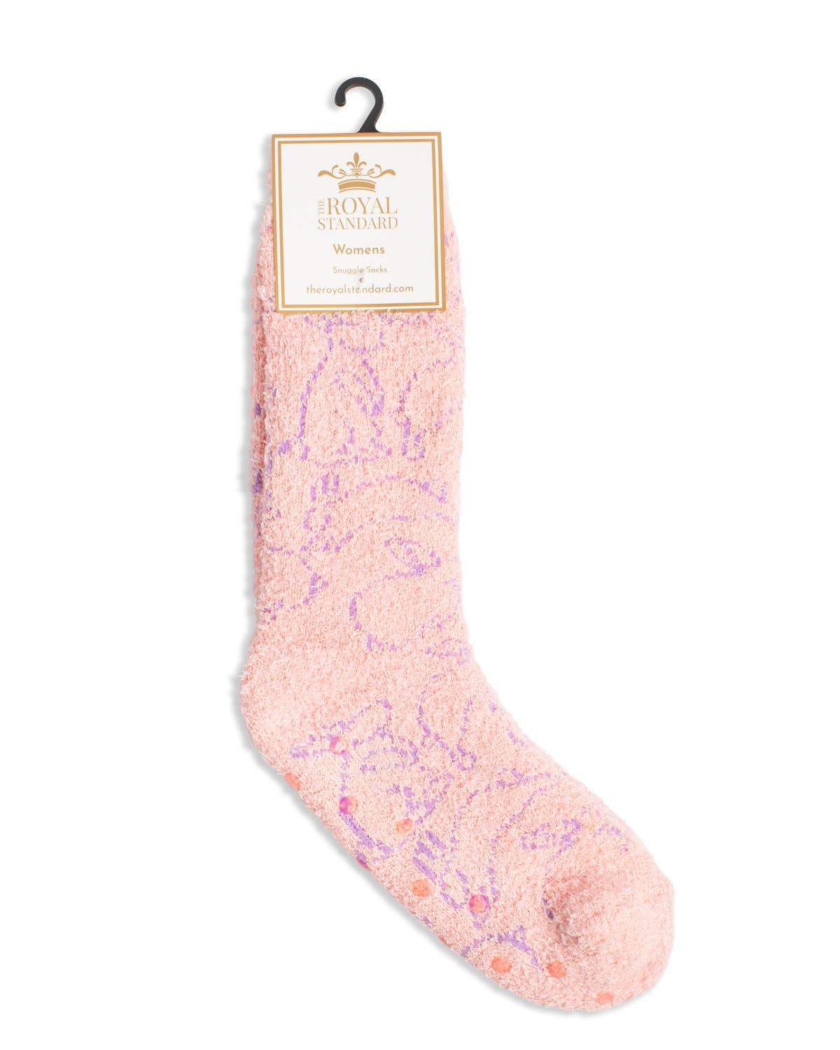 Women's Thumper Bunny Snuggle Socks   Pink/Purple   One Size
